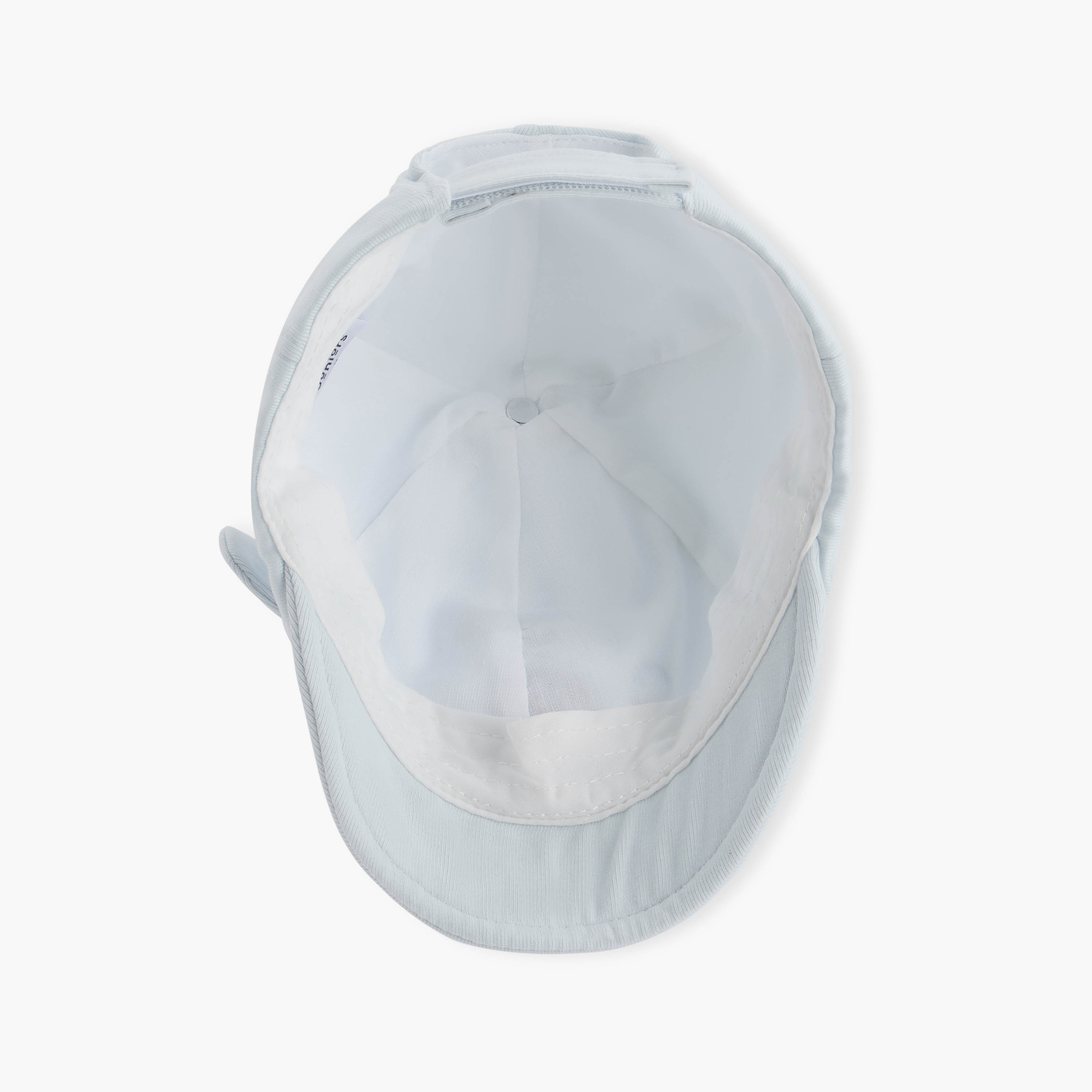 Juniors Embroidered Bear Cap with Hook and Loop Strap Closure-baby-boys-accessories-caps-image-7