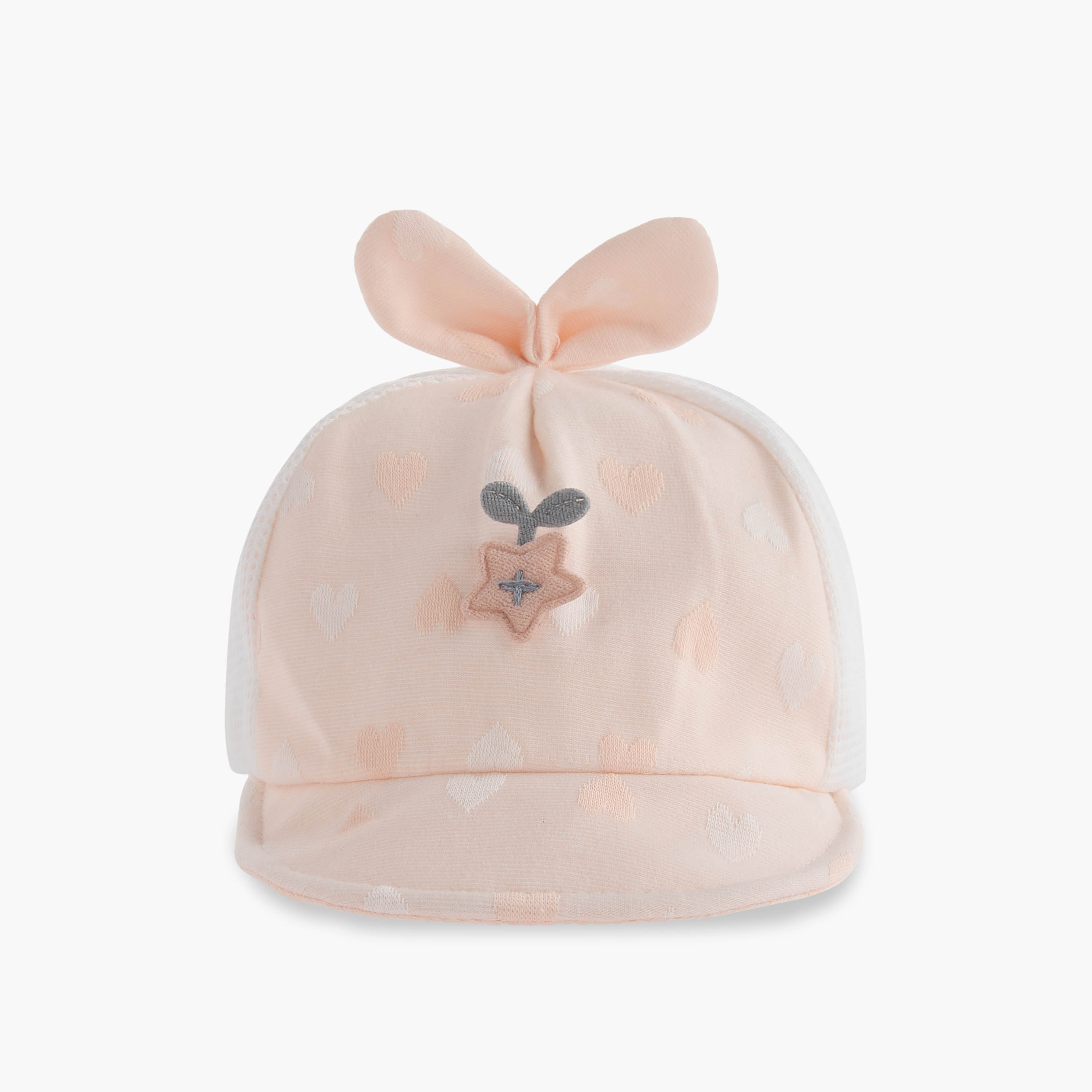 قبعة بآذان أرنب وشريط إغلاق لاصق من جونيورز-baby-girls-accessories-caps-image-7