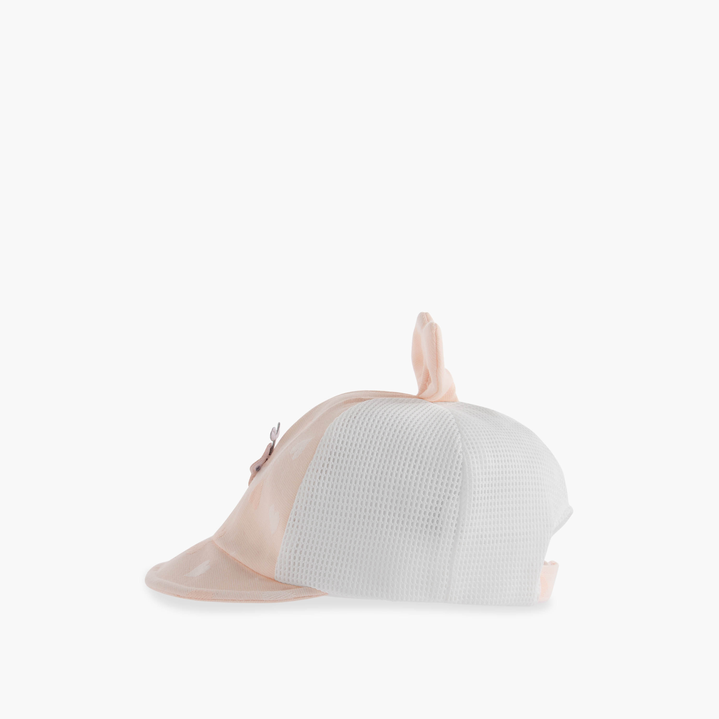 قبعة بآذان أرنب وشريط إغلاق لاصق من جونيورز-baby-girls-accessories-caps-image-5