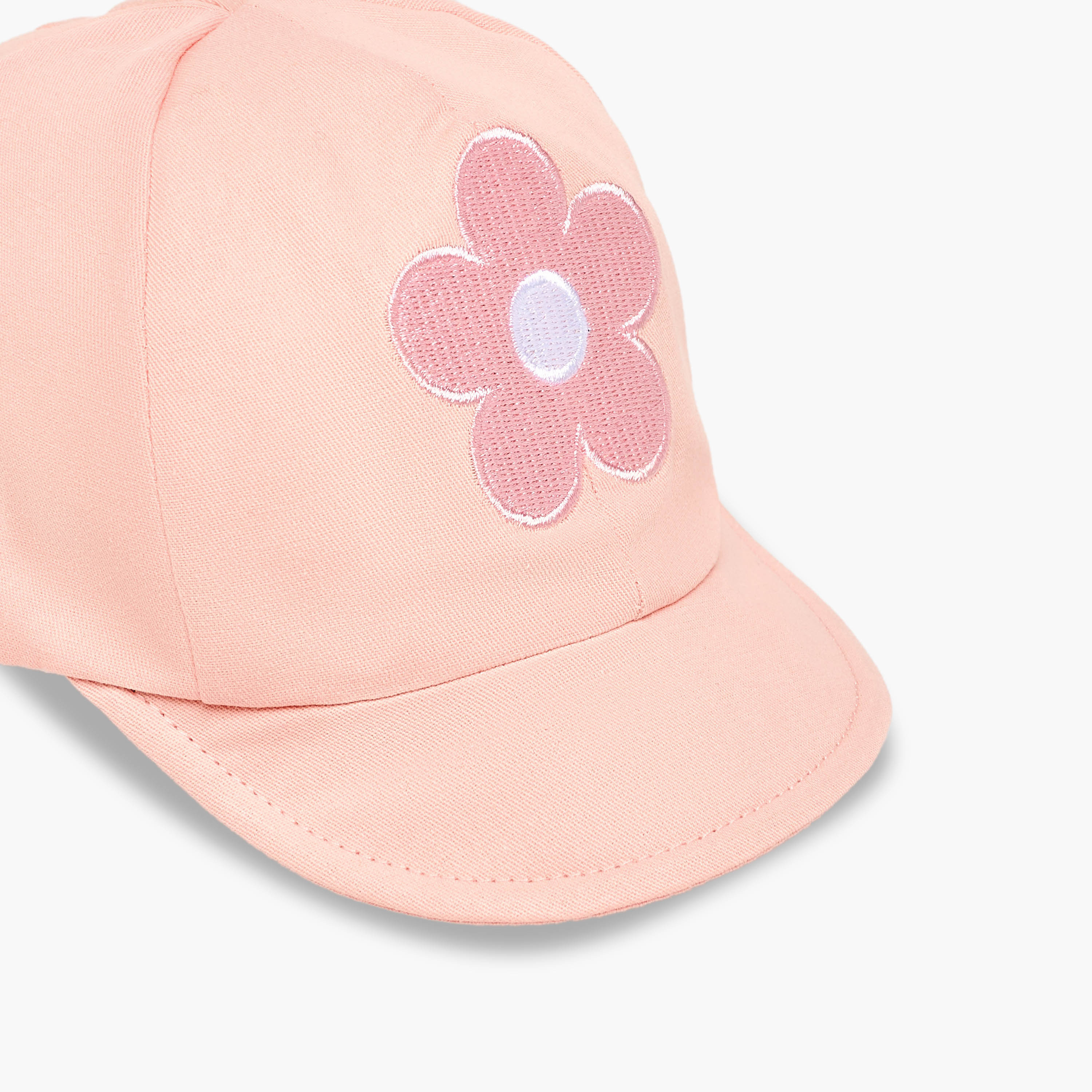 قبعة بشريط إغلاق لاصق من جونيورز-baby-girls-accessories-caps-image-2
