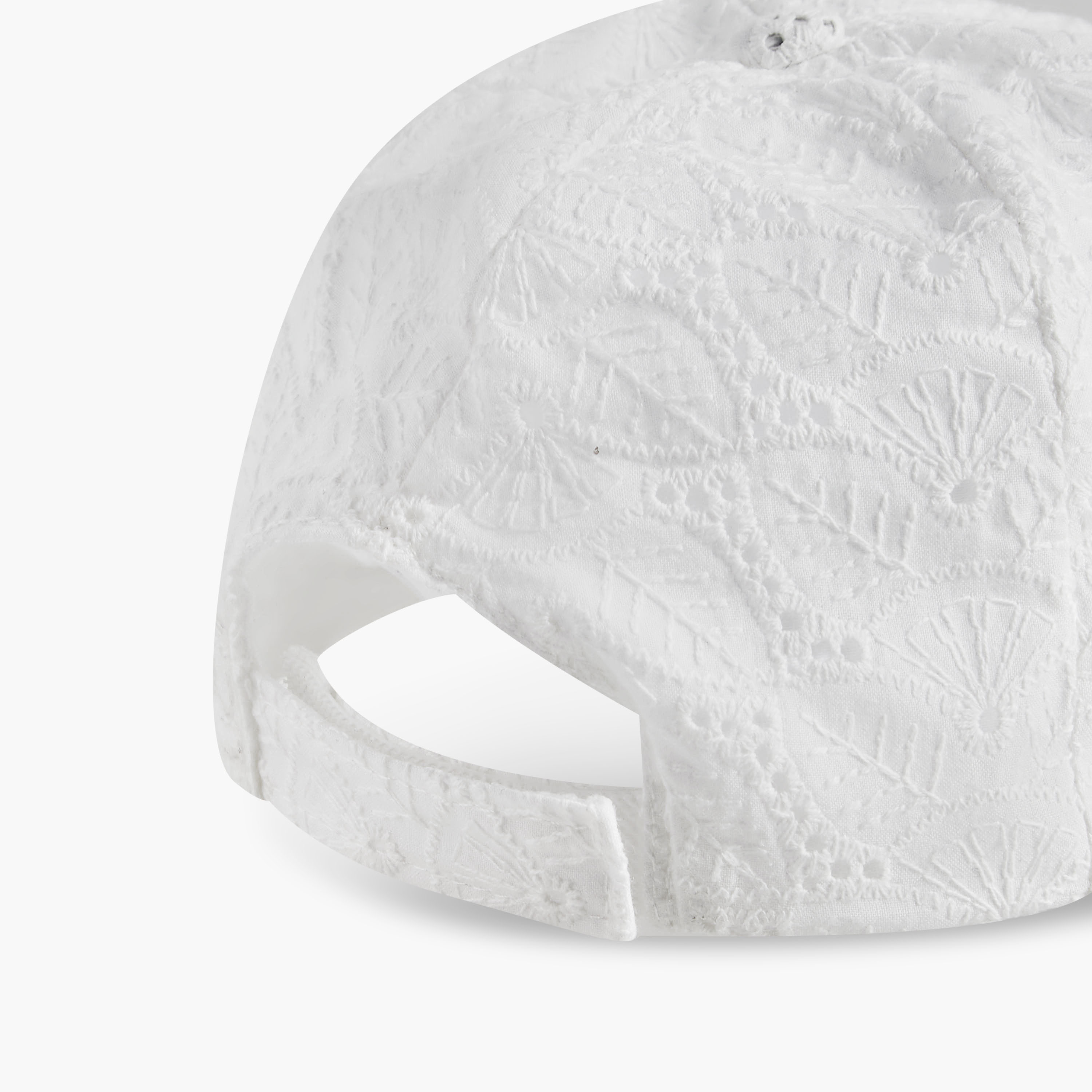 Juniors Girls Cap with Schiffli Embroidery and Ear Applique - Cotton-baby-girls-accessories-caps-image-6