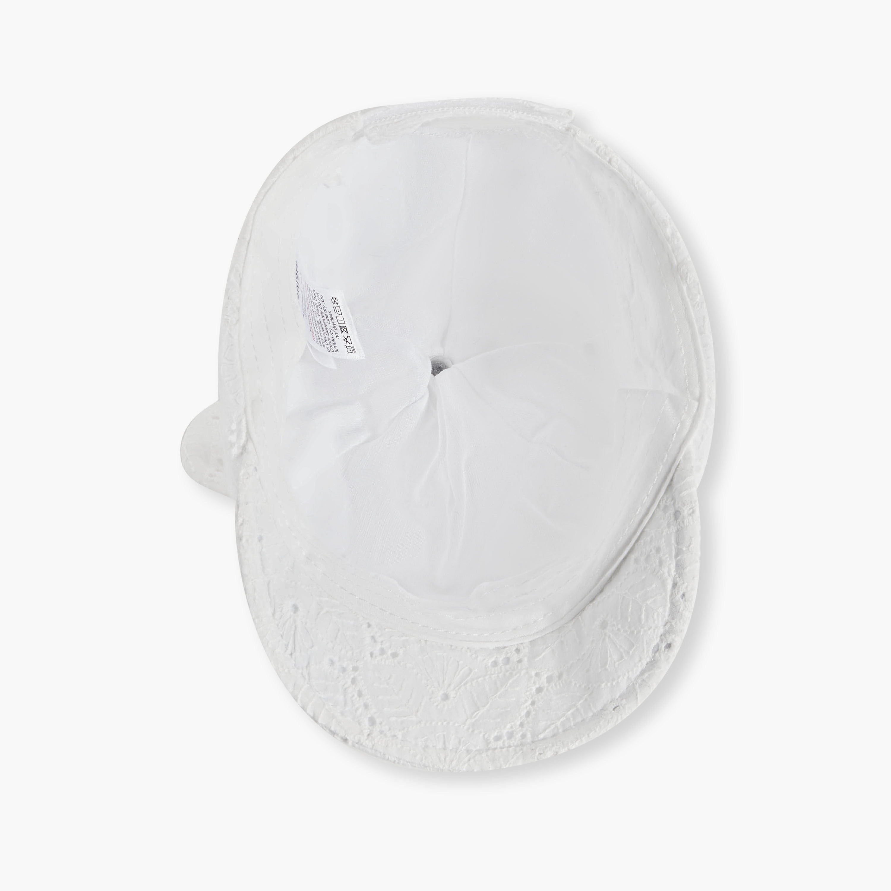 Juniors Girls Cap with Schiffli Embroidery and Ear Applique - Cotton-baby-girls-accessories-caps-image-7