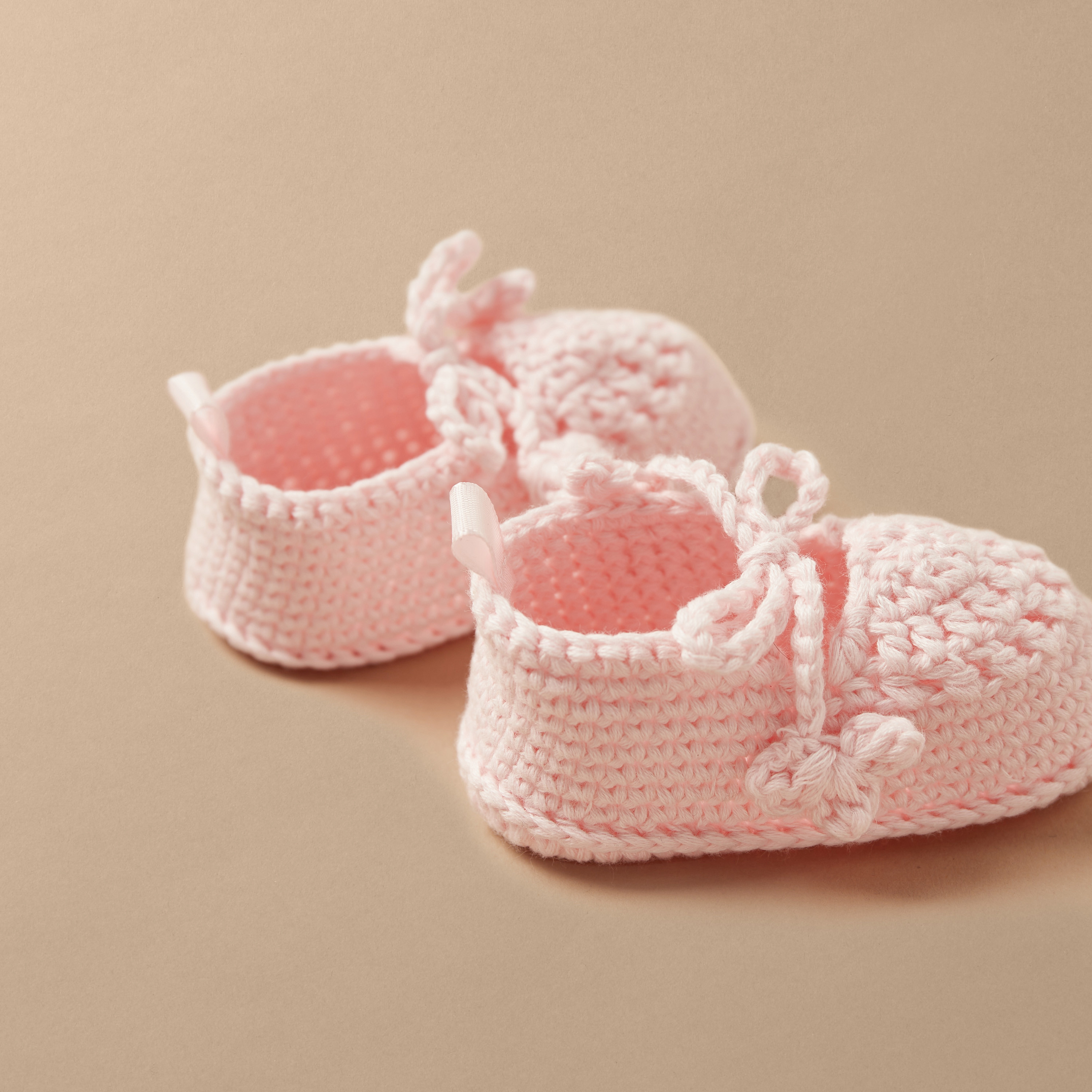 Juniors Textured Booties with Bow Detail-baby-girls-shoes-booties-image-4