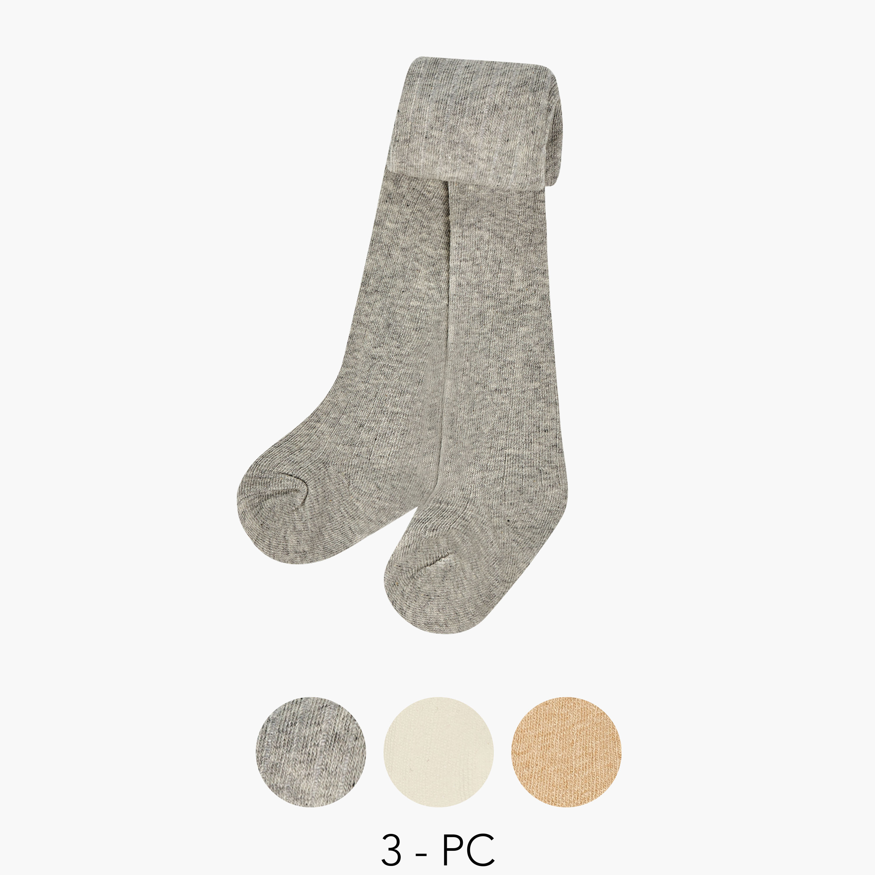 طقم سراويل تحتانية قطن 3 قطع بخصر مطاطي من جونيورز-baby-girls-clothing-bottoms-leggings-image-6