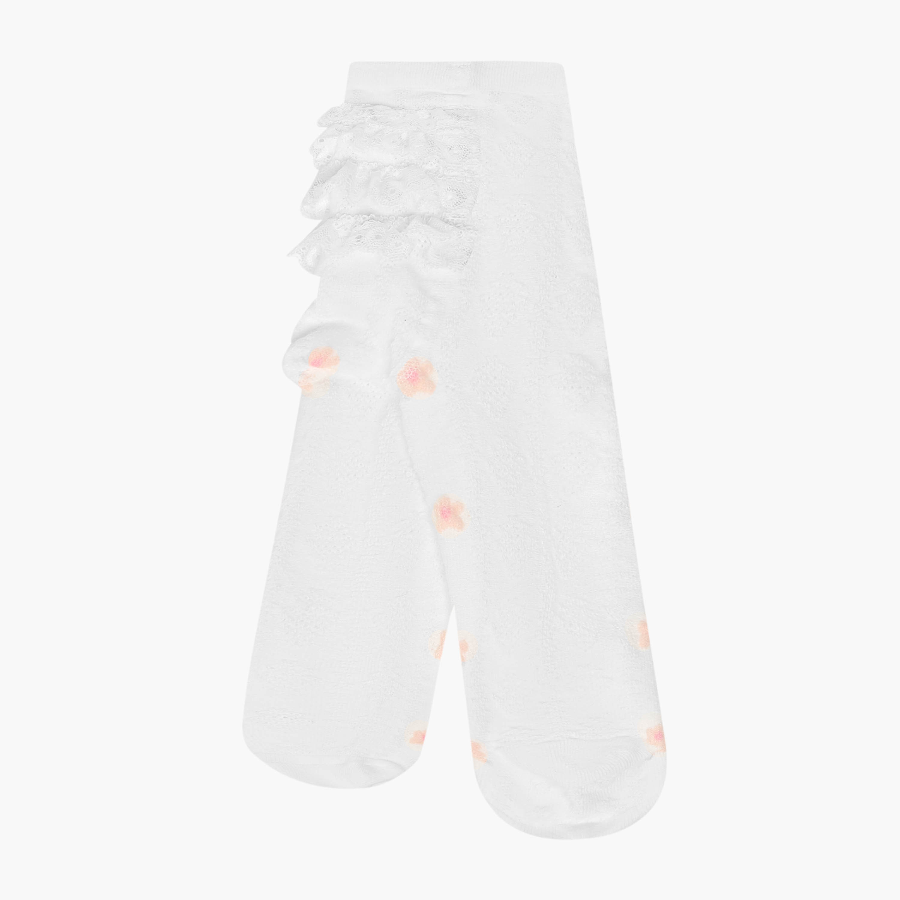 Pack of 2 Juniors Cotton Tights with Texture-baby-girls-clothing-bottoms-leggings-image-2