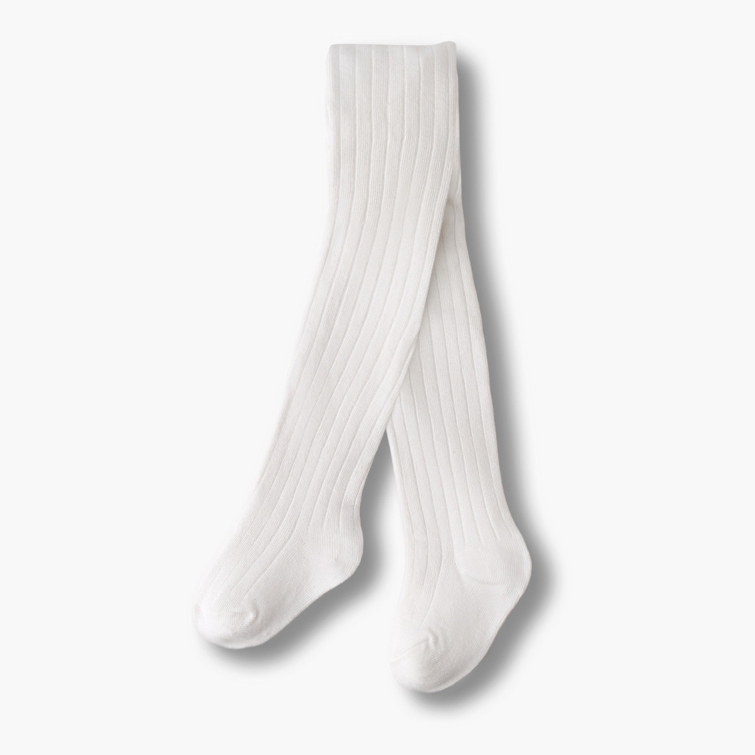 طقم جوارب ضيقة للأطفال البنات مع تصميم مضلع - قطعتين-baby-girls-accessories-socks-image-3