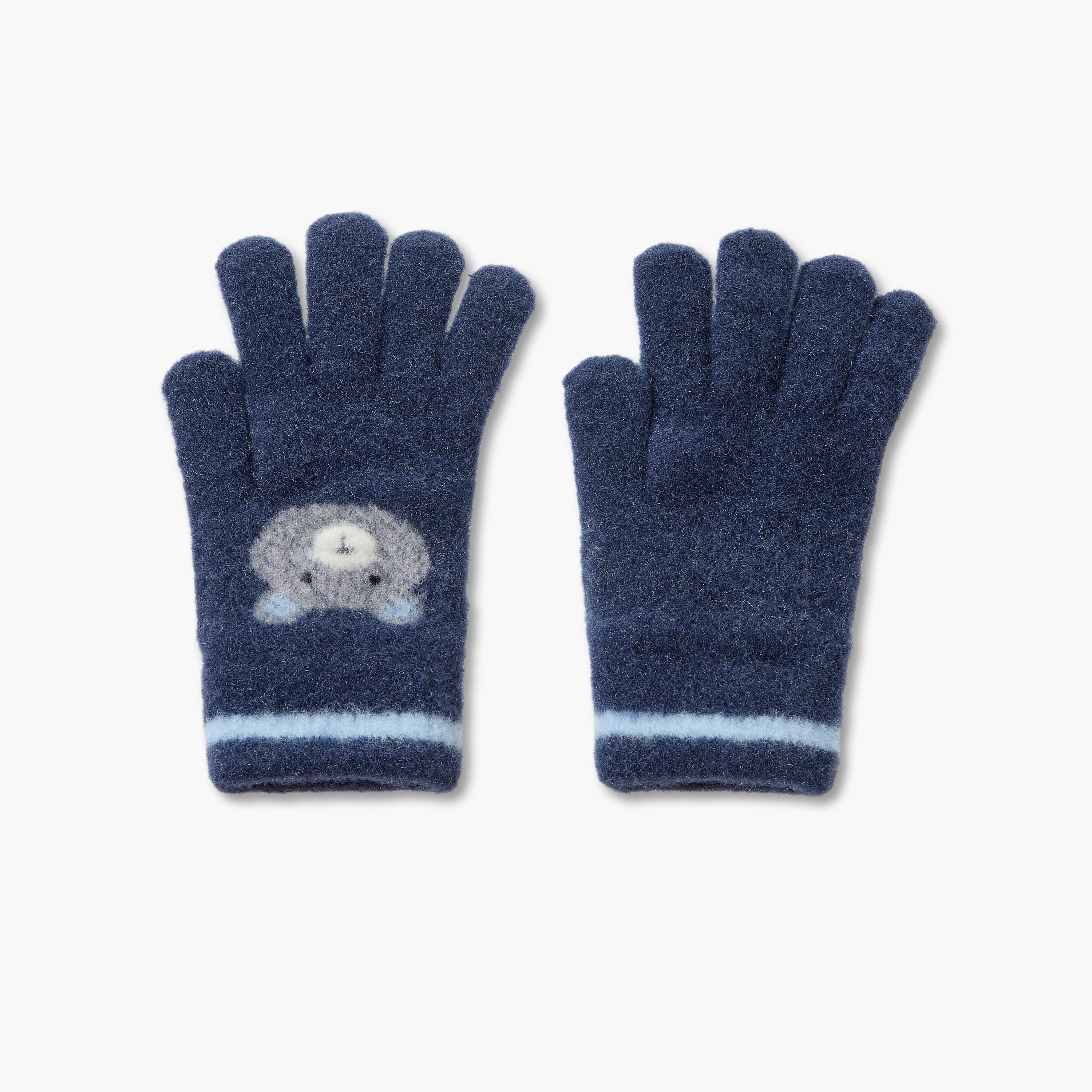 قفاز محبوك بطبعات دب-baby-boys-accessories-mittens-image-1