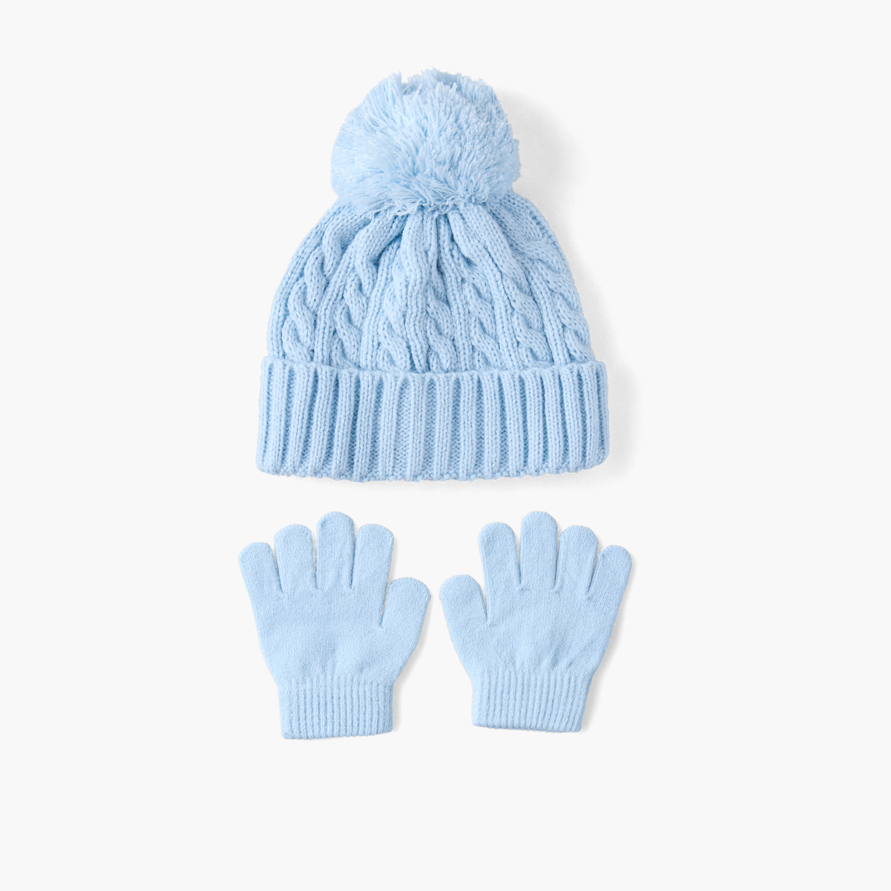 Juniors Cap with Gloves-baby-boys-accessories-caps-image-1