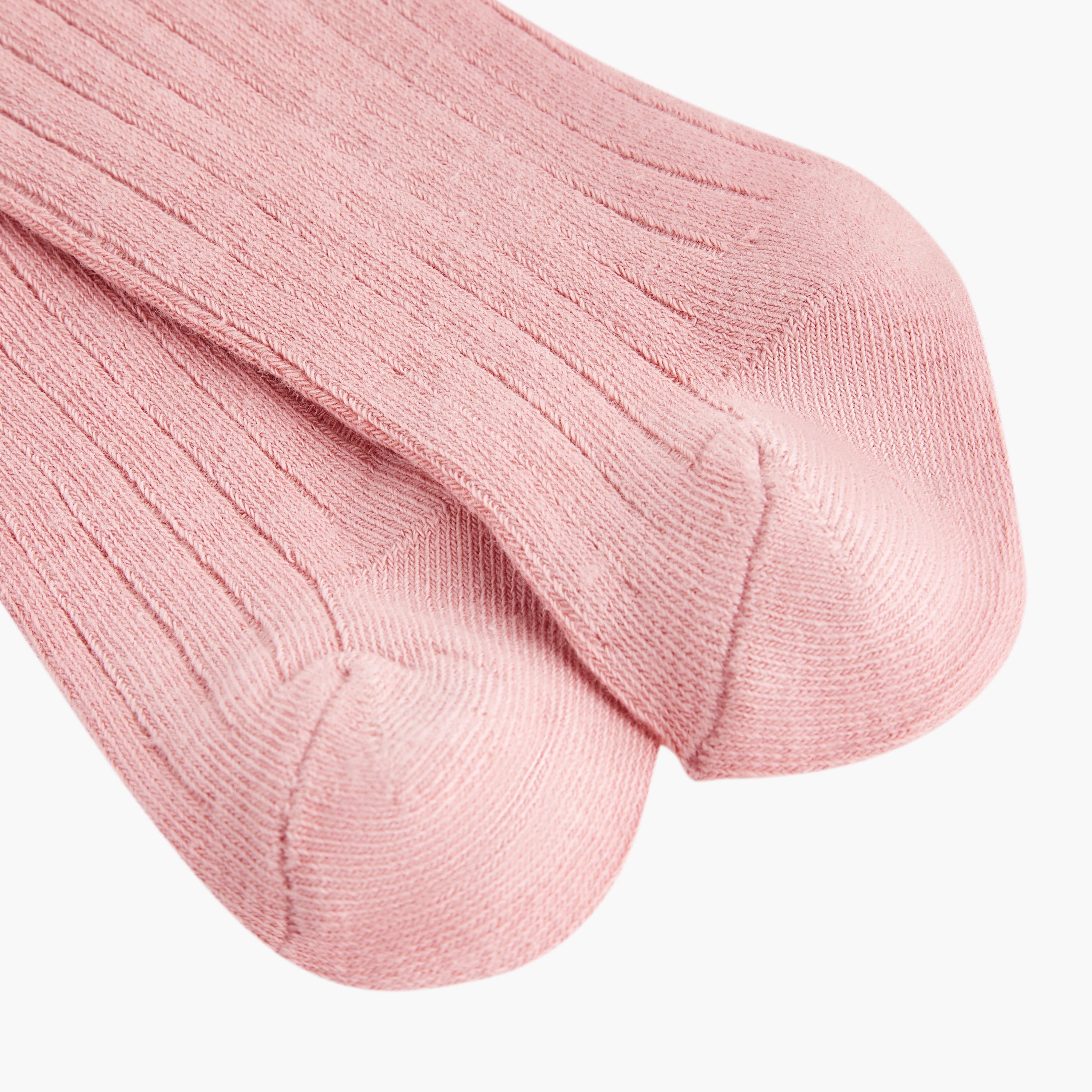 Set of 2 - Juniors Cotton Girls Tights - Ribbed-baby-girls-accessories-socks-image-6
