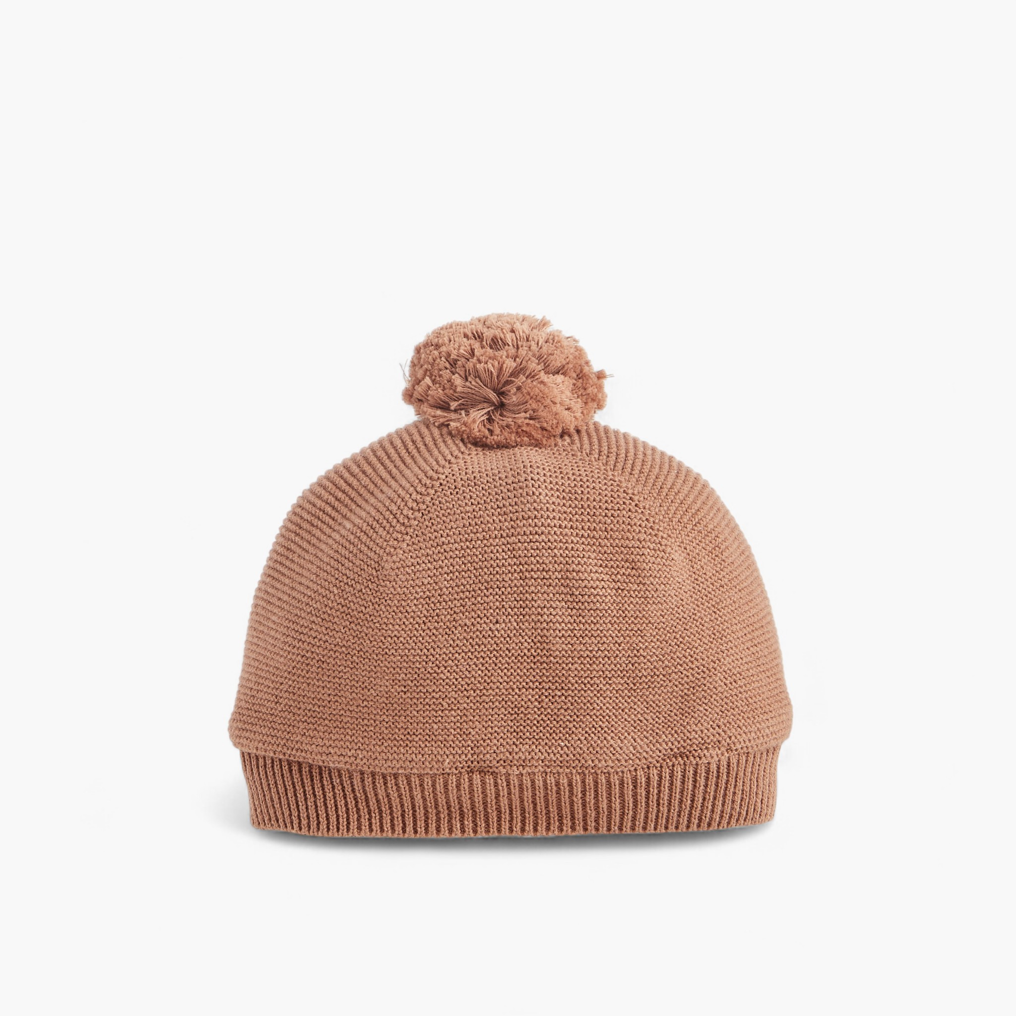 Juniors Baby Knitted Beanie with Pom Pom Detail - Cotton-baby-boys-accessories-caps-image-2