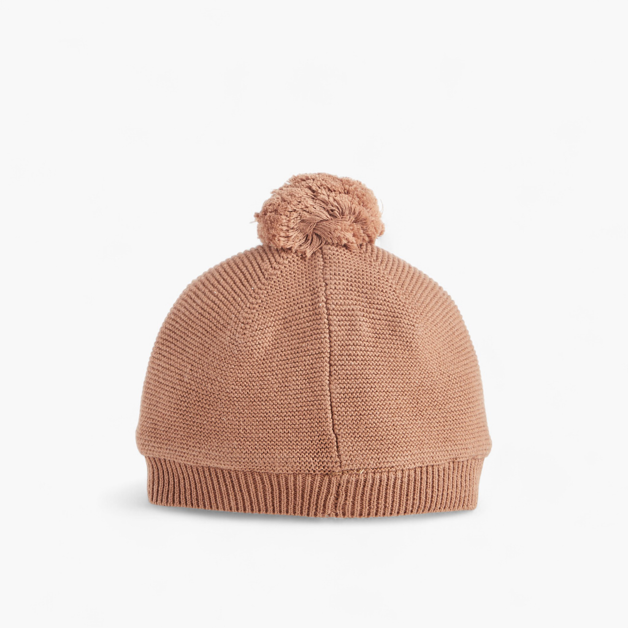 Juniors Baby Knitted Beanie with Pom Pom Detail - Cotton-baby-boys-accessories-caps-image-3