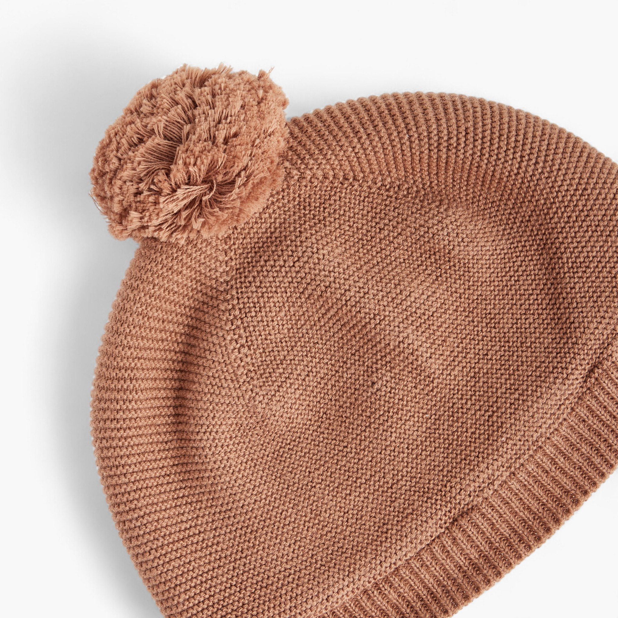 Juniors Baby Knitted Beanie with Pom Pom Detail - Cotton-baby-boys-accessories-caps-image-4