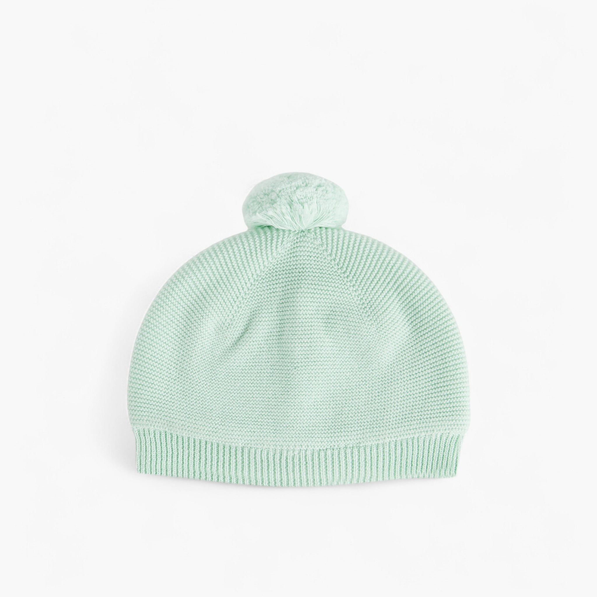Juniors Baby Knitted Beanie with Pom Pom Detail - Cotton-baby-boys-accessories-caps-image-1