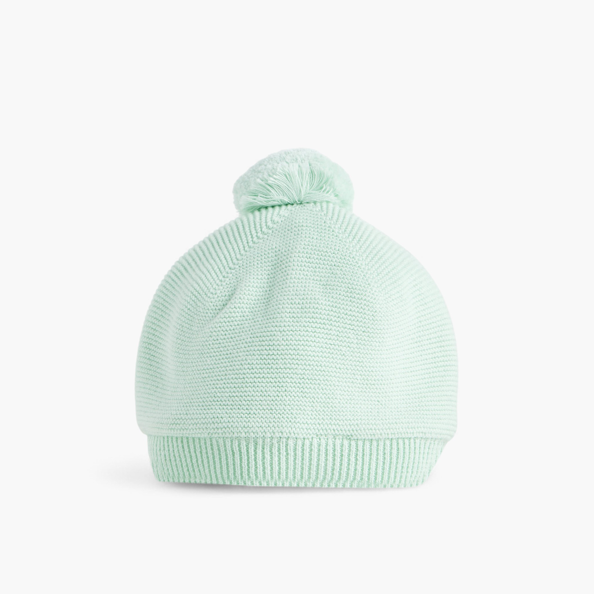 Juniors Baby Knitted Beanie with Pom Pom Detail - Cotton-baby-boys-accessories-caps-image-2
