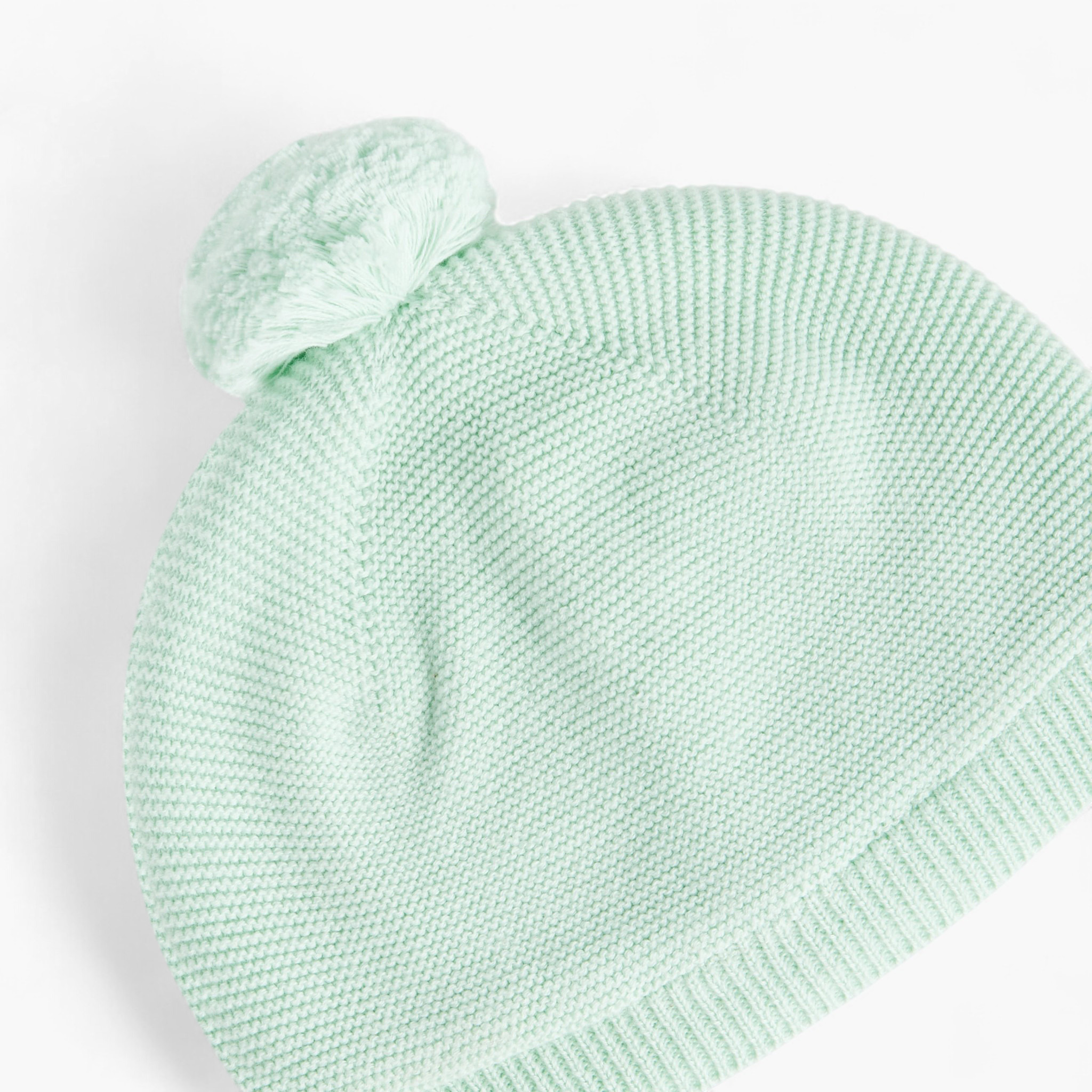 Juniors Baby Knitted Beanie with Pom Pom Detail - Cotton-baby-boys-accessories-caps-image-4