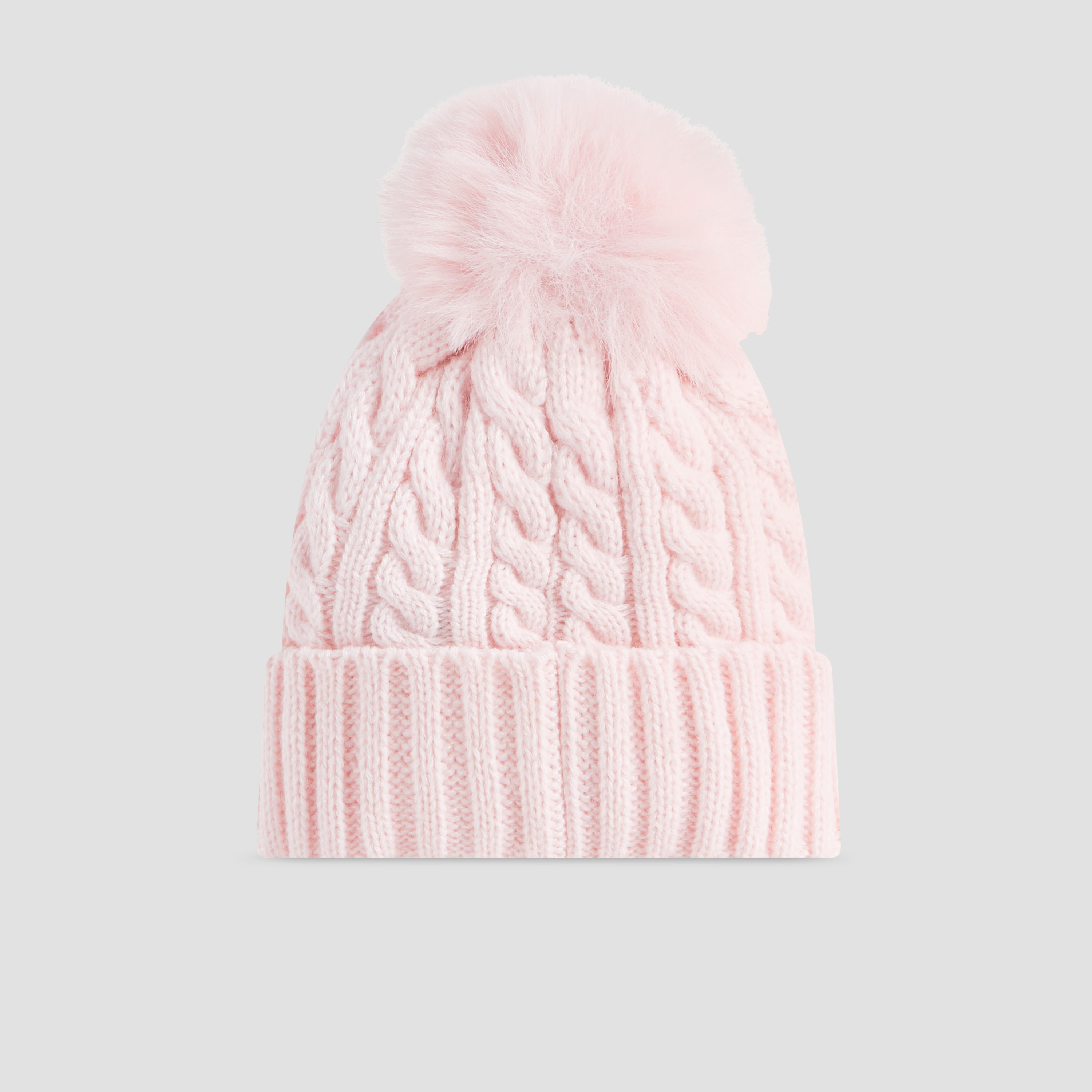 Juniors Girls Winter Cap with Gloves - Acrylic-baby-girls-clothing-winterwear-winteraccessories-image-4