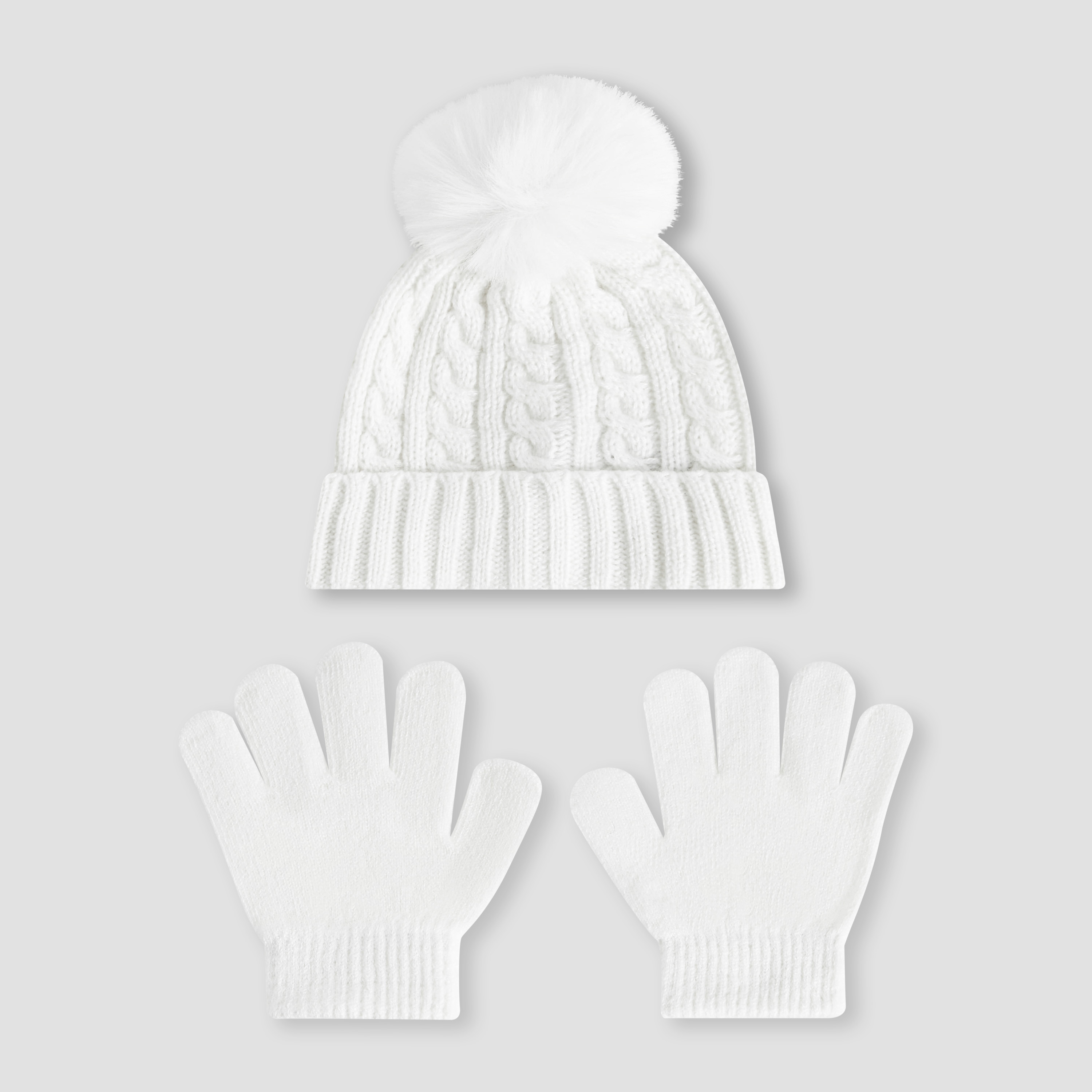 Juniors Boys Winter Cap with Gloves - Acrylic-baby-boys-clothing-winterwear-winteraccessories-image-1