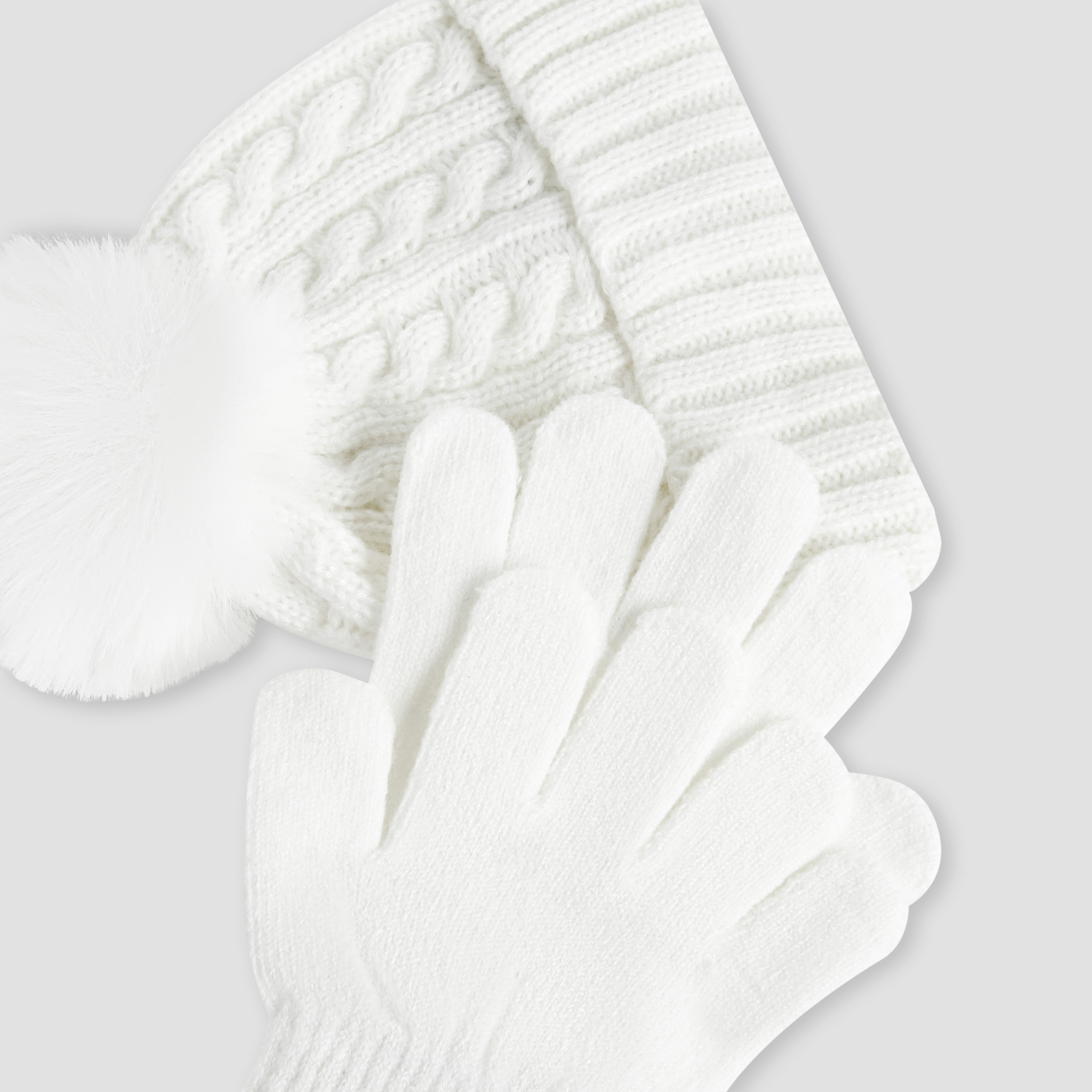 Juniors Boys Winter Cap with Gloves - Acrylic-baby-boys-clothing-winterwear-winteraccessories-image-8