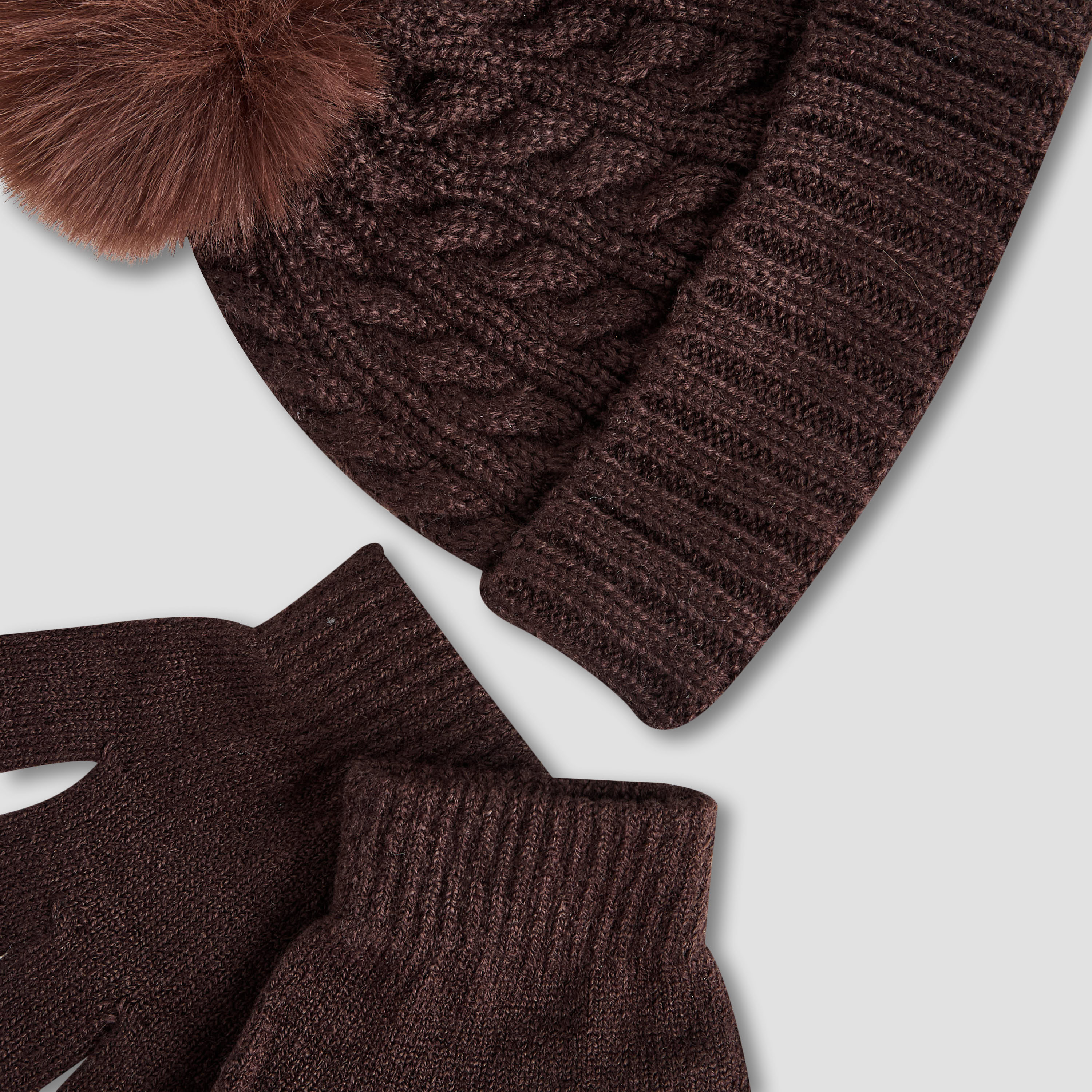 Juniors Boys Winter Cap with Gloves - Acrylic-baby-boys-clothing-winterwear-winteraccessories-image-7