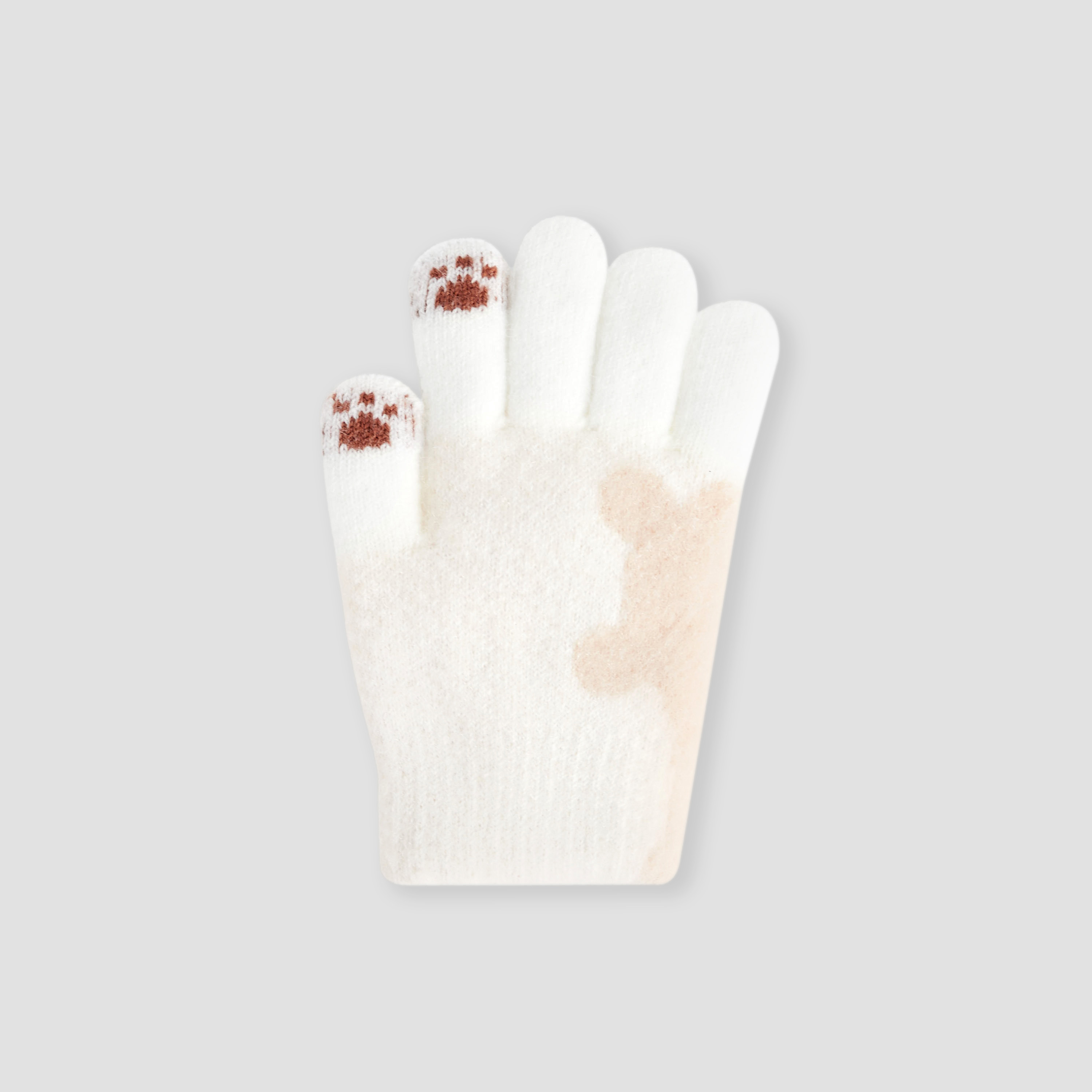 Juniors Boys Winter Gloves with Bear Design-baby-boys-clothing-winterwear-winteraccessories-image-5