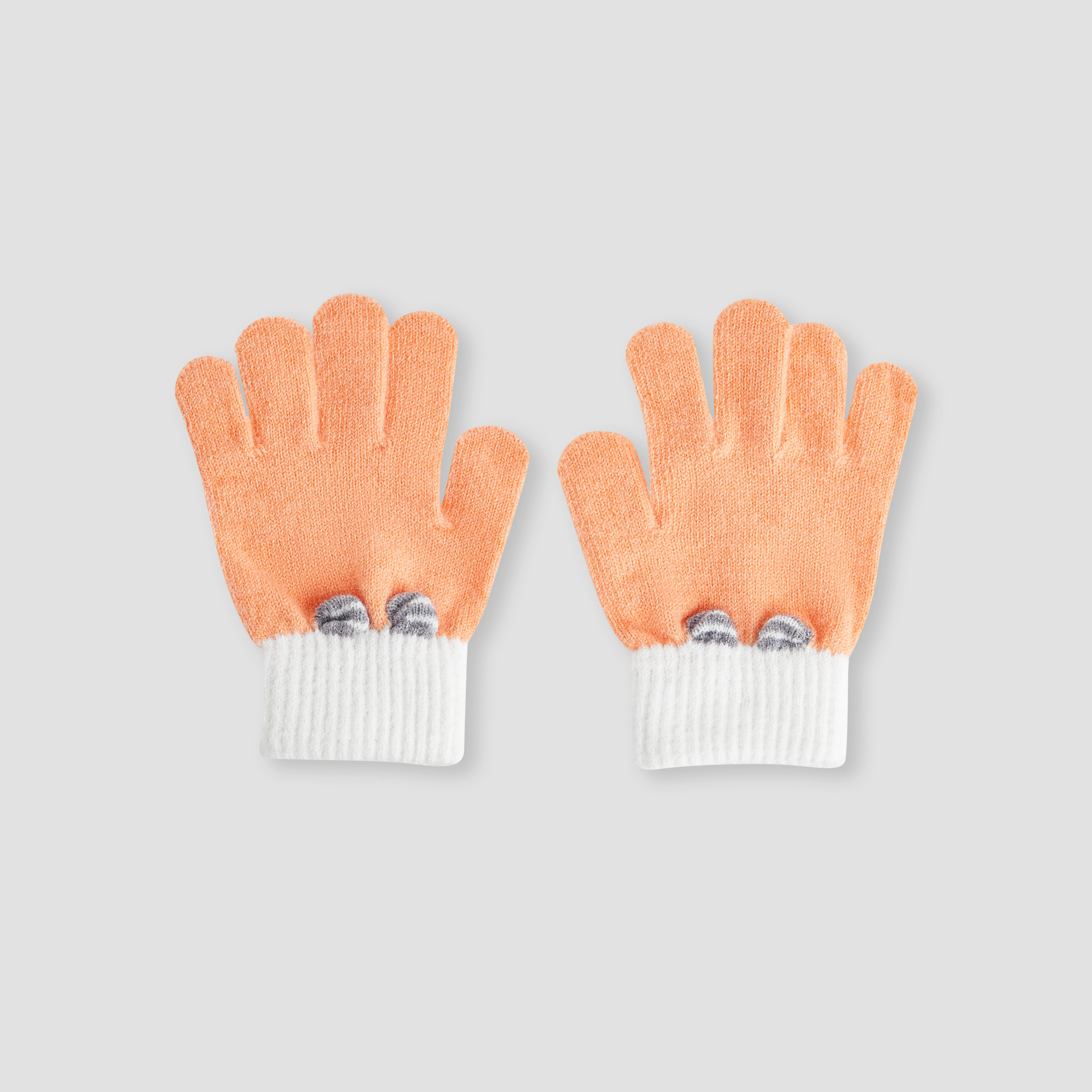 Juniors Boys Winter Gloves with Colourblock Design-baby-girls-clothing-winterwear-winteraccessories-image-1