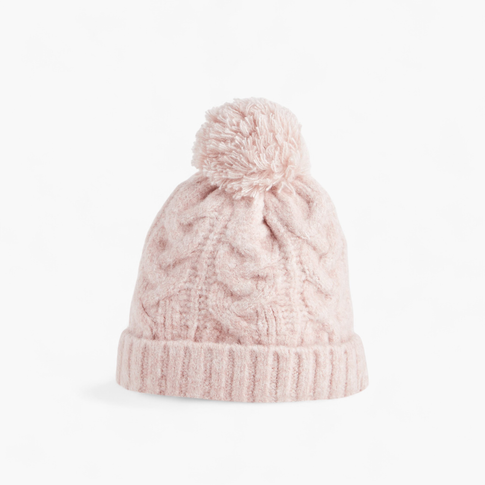 Juniors Girls Knitted Beanie with Pom Pom Detail-baby-girls-accessories-caps-image-2