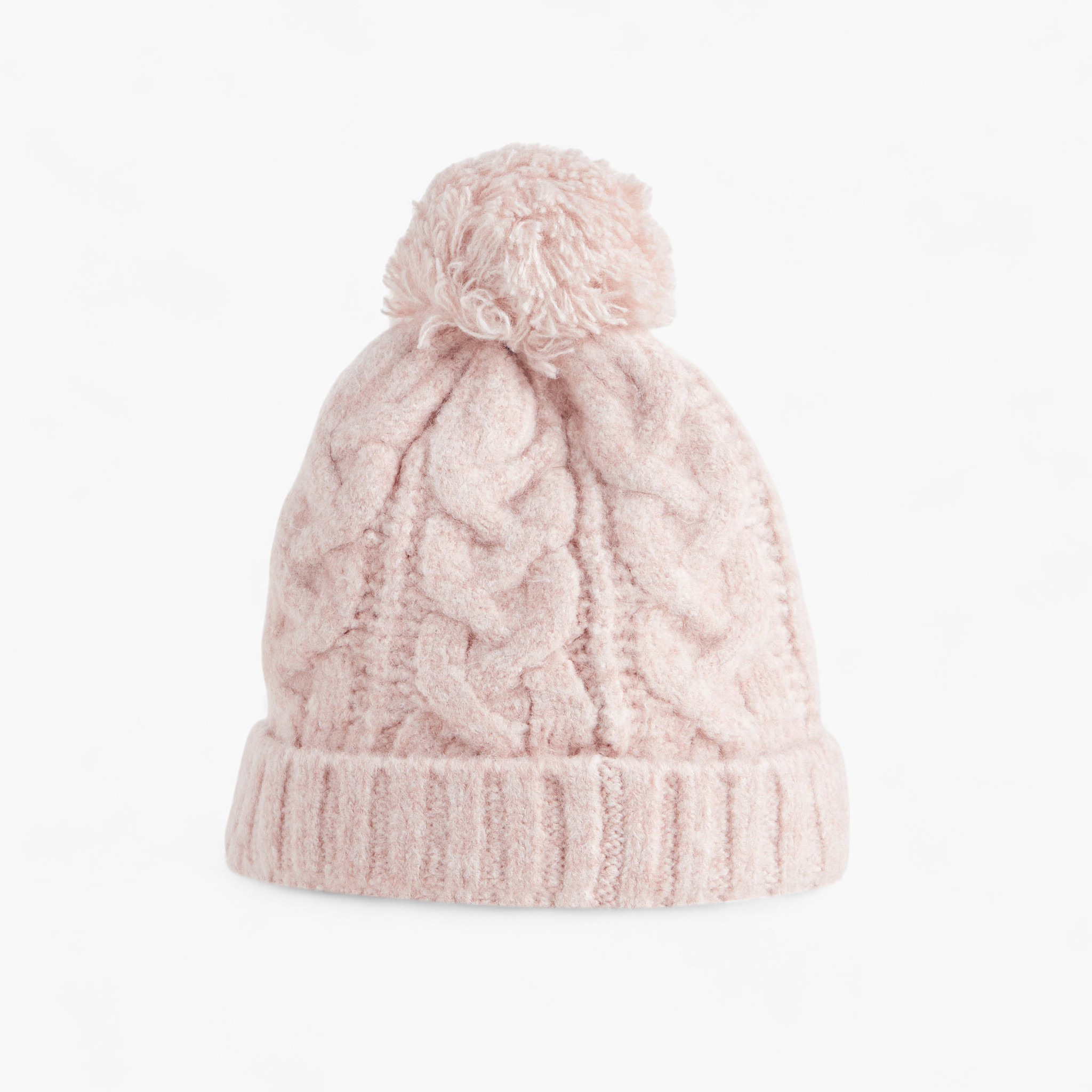 Juniors Girls Knitted Beanie with Pom Pom Detail-baby-girls-accessories-caps-image-3