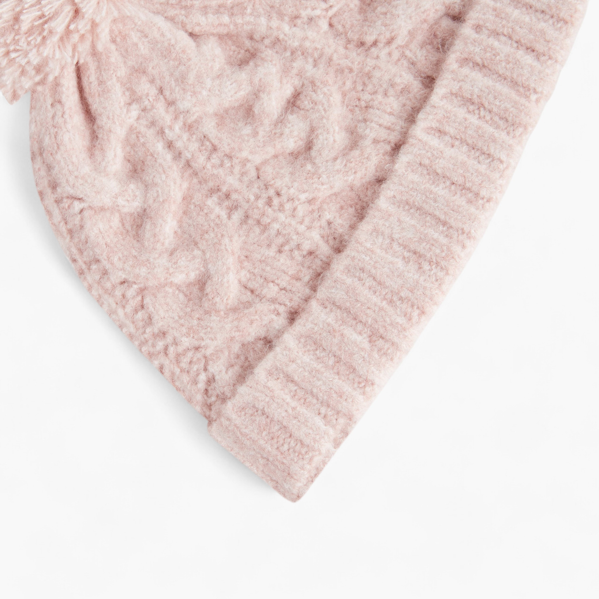 Juniors Girls Knitted Beanie with Pom Pom Detail-baby-girls-accessories-caps-image-5