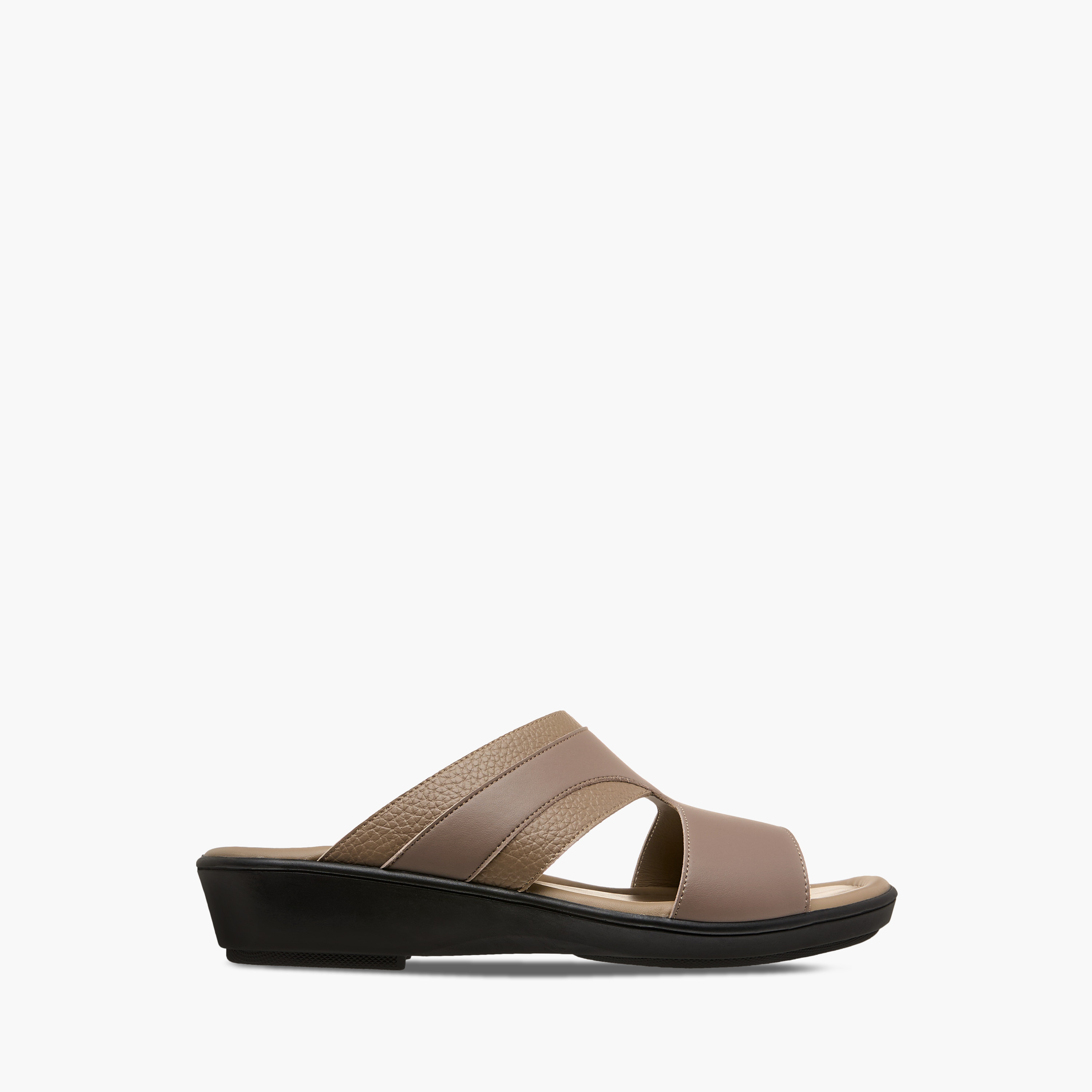 LBL by Shoexpress Textured Slip-On Arabic Sandals-men-shoes-sandals-image-2