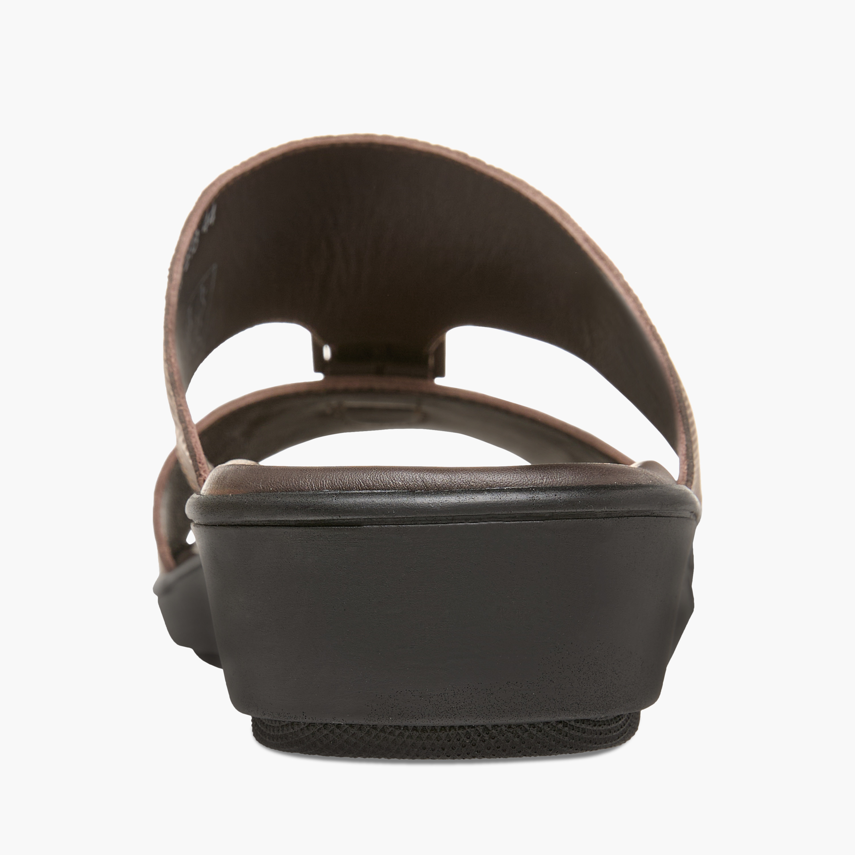 LBL by Shoexpress Textured Slip-On Arabic Sandals with Buckle Detail-men-shoes-sandals-image-4
