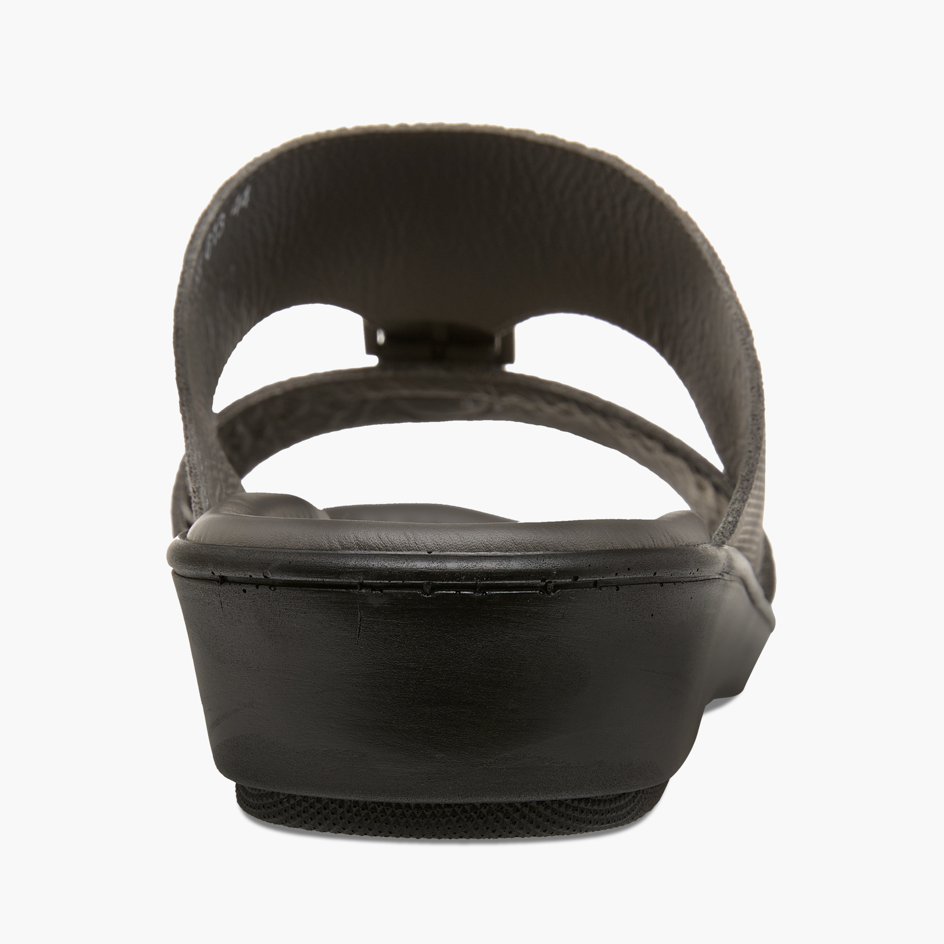 LBL by Shoexpress Textured Slip-On Arabic Sandals with Buckle Detail-men-shoes-sandals-image-4