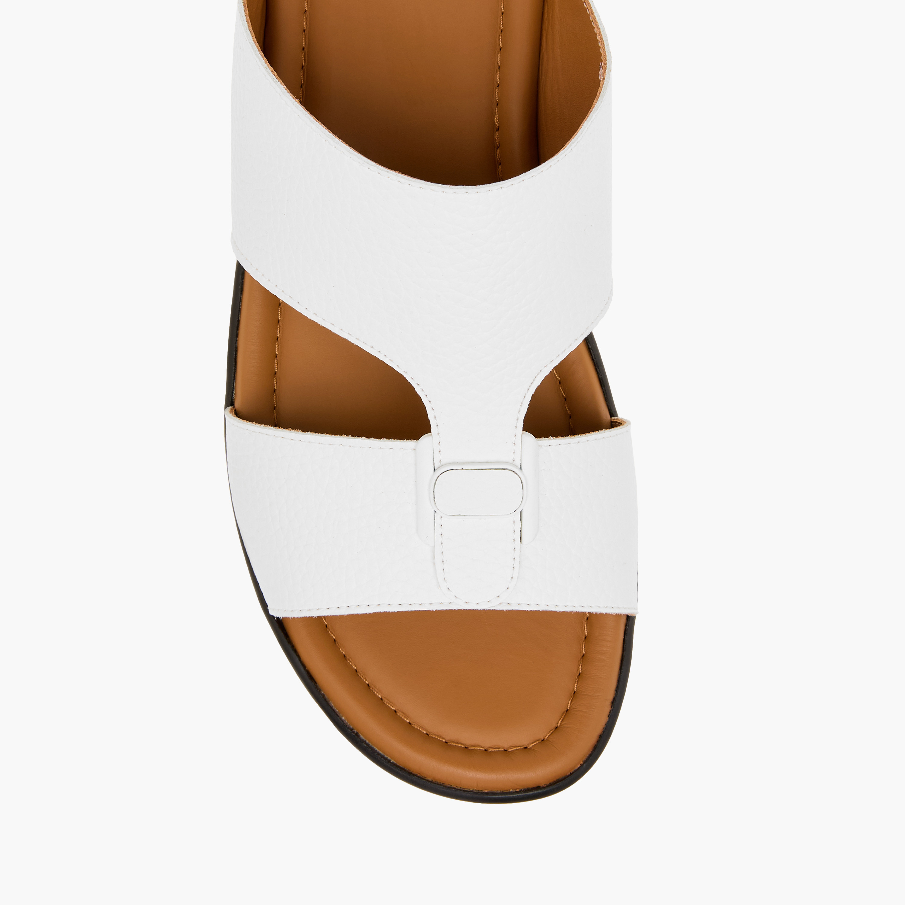 LBL by Shoexpress Textured Slip-On Arabic Sandals-men-shoes-sandals-image-3