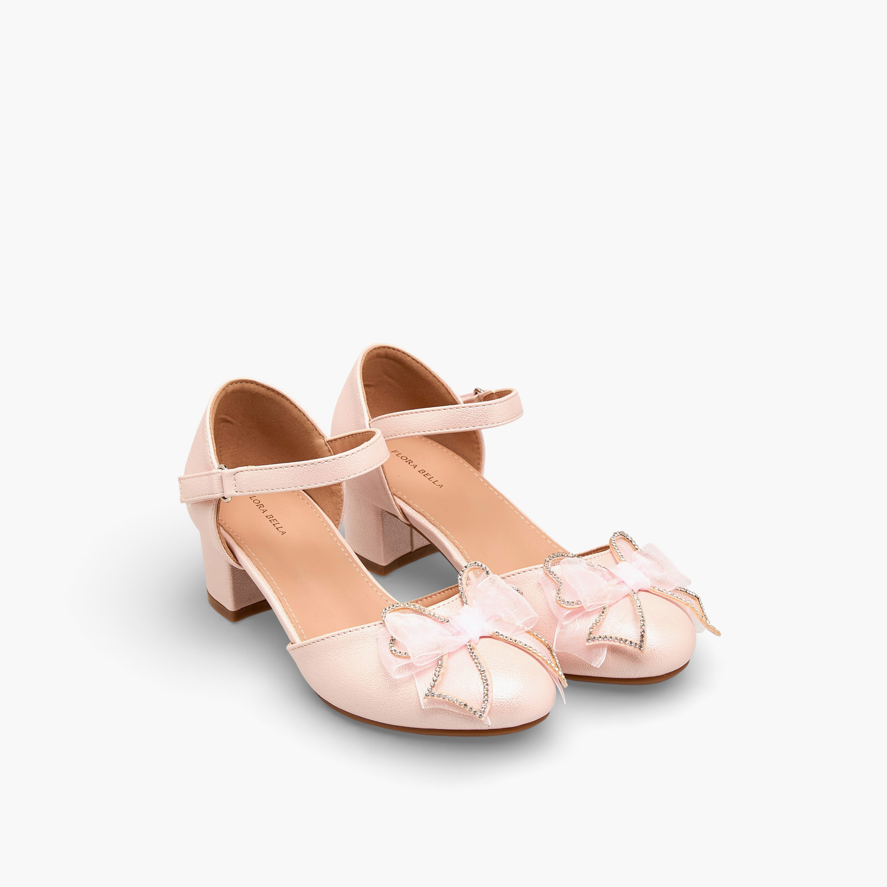 Flora Bella Girls Block Heel Shoes-girls-shoes-sandals-image-1