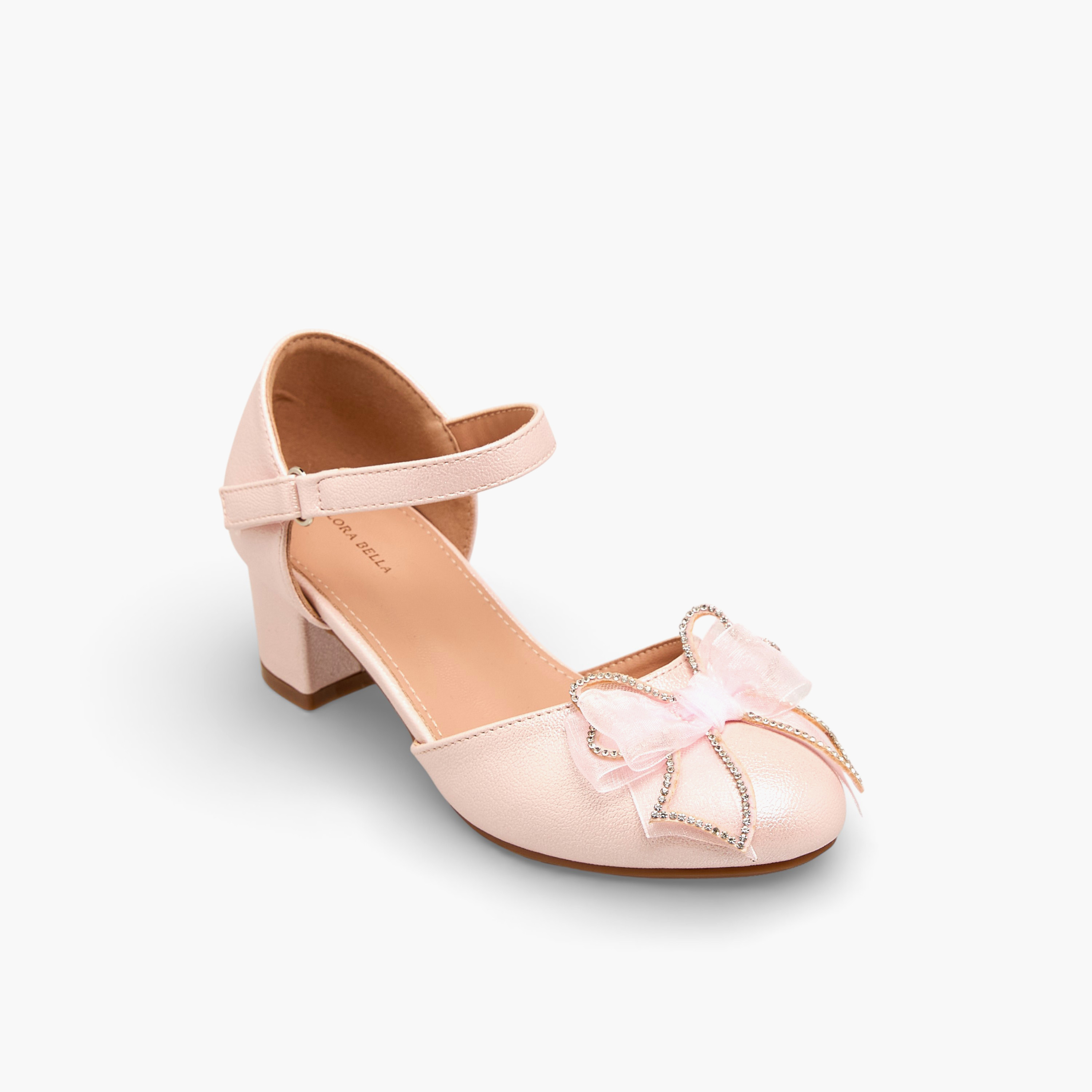 Flora Bella Girls Block Heel Shoes-girls-shoes-sandals-image-2