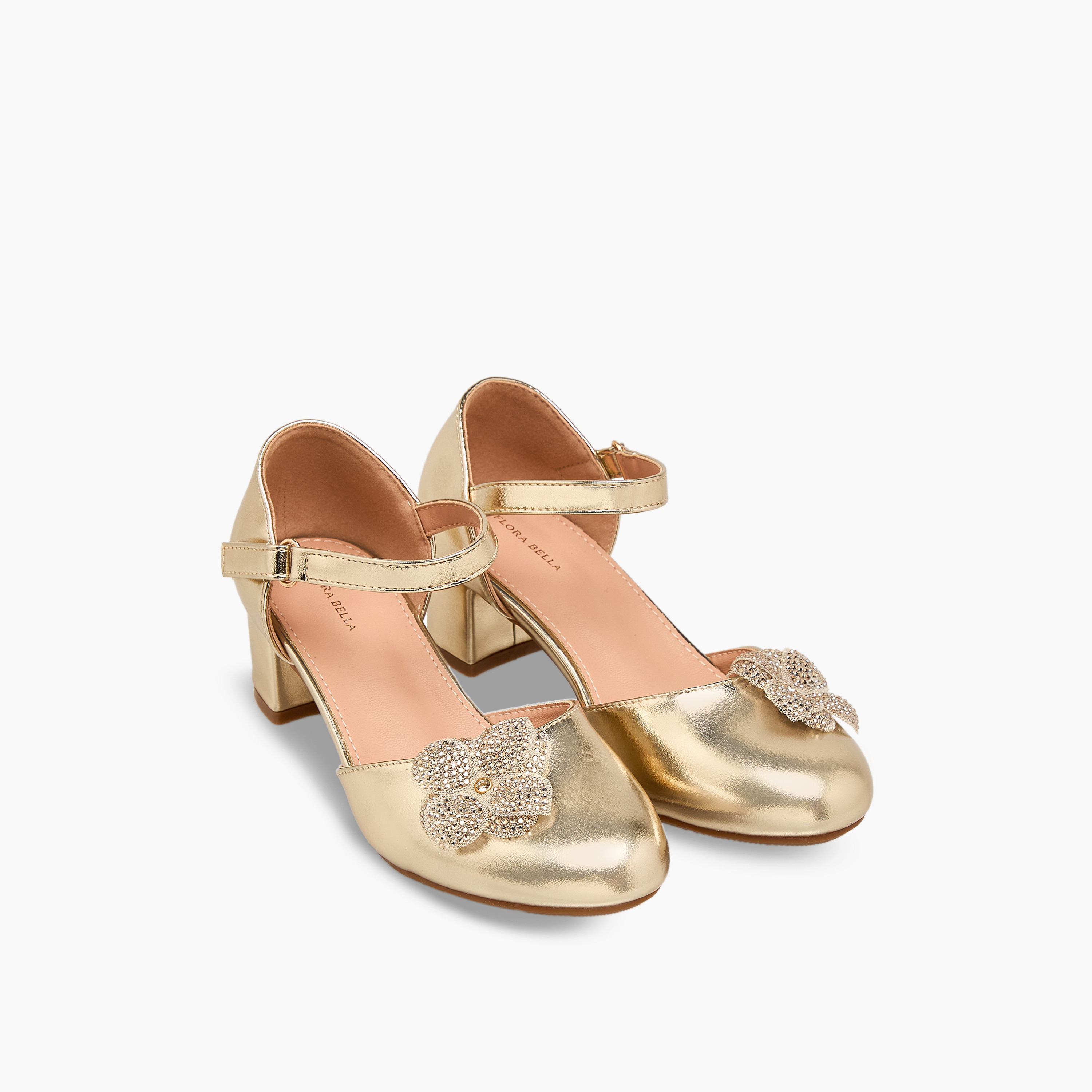 Flora Bella Girls Block Heel Shoes-girls-shoes-sandals-image-1