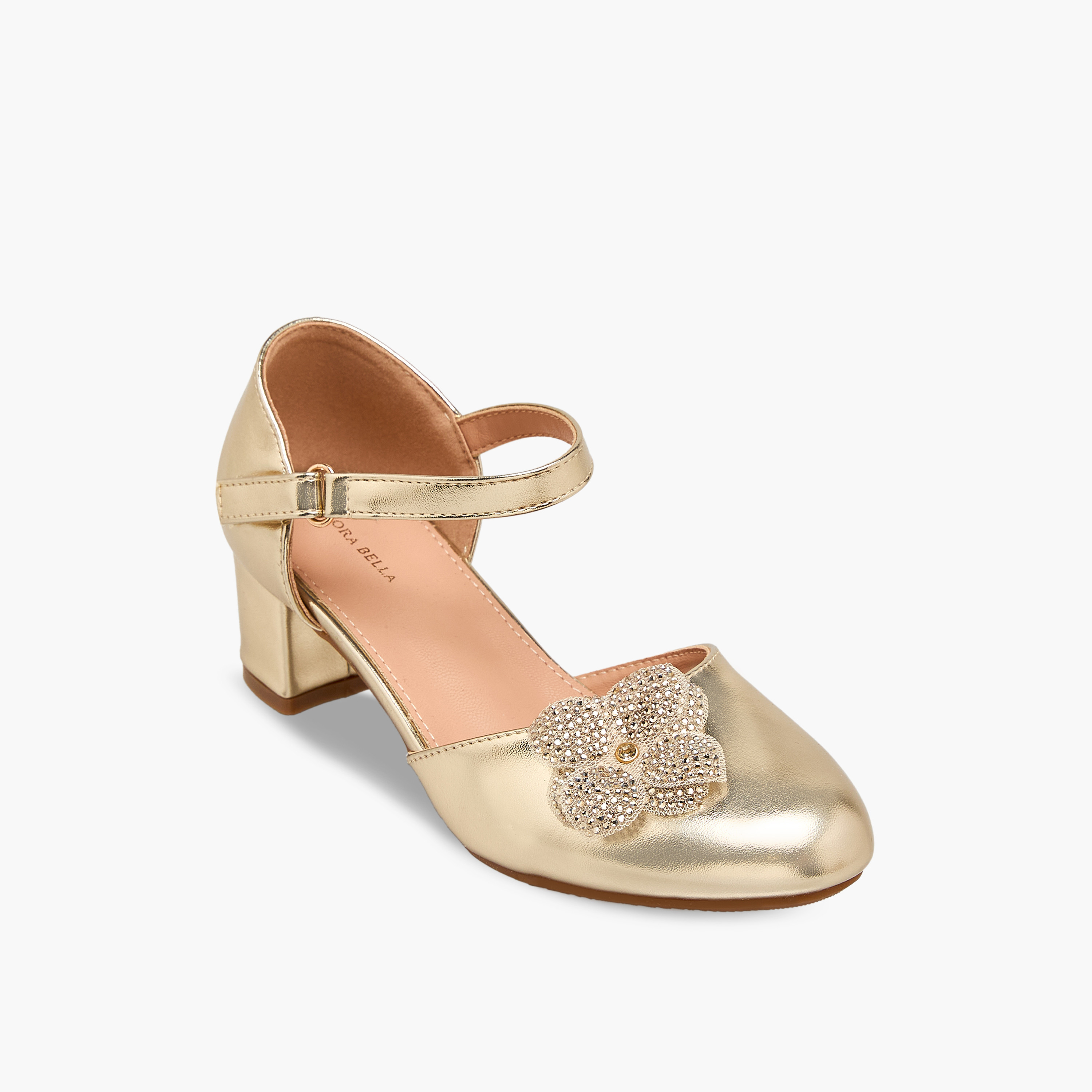 Flora Bella Girls Block Heel Shoes-girls-shoes-sandals-image-2