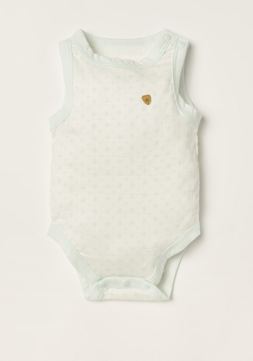 Giggles Printed Bodysuit with Spaghetti Straps-Bodysuits-image-0