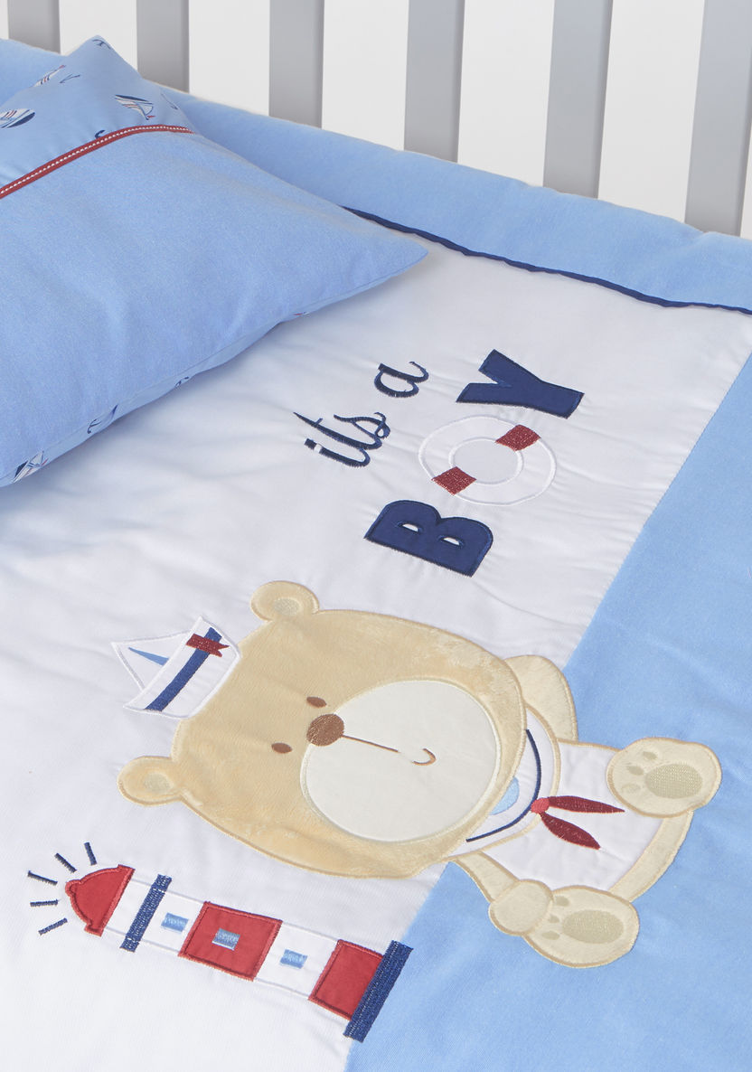 Juniors 2-Piece Nautical Themed Comforter Set-Baby Bedding-image-1