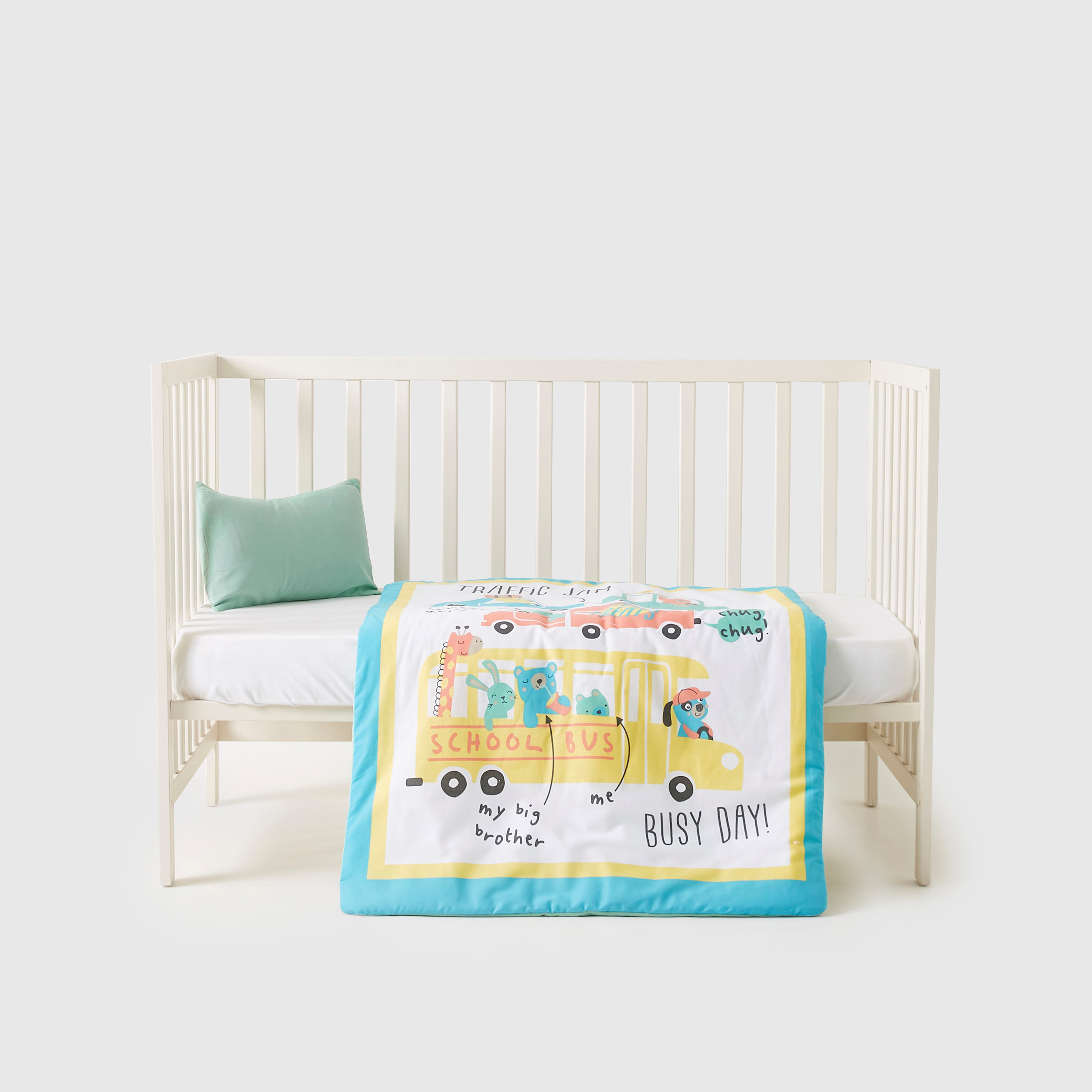 Juniors Printed Comforter with Pillow Case-baby-nursery-babybedding-image-2
