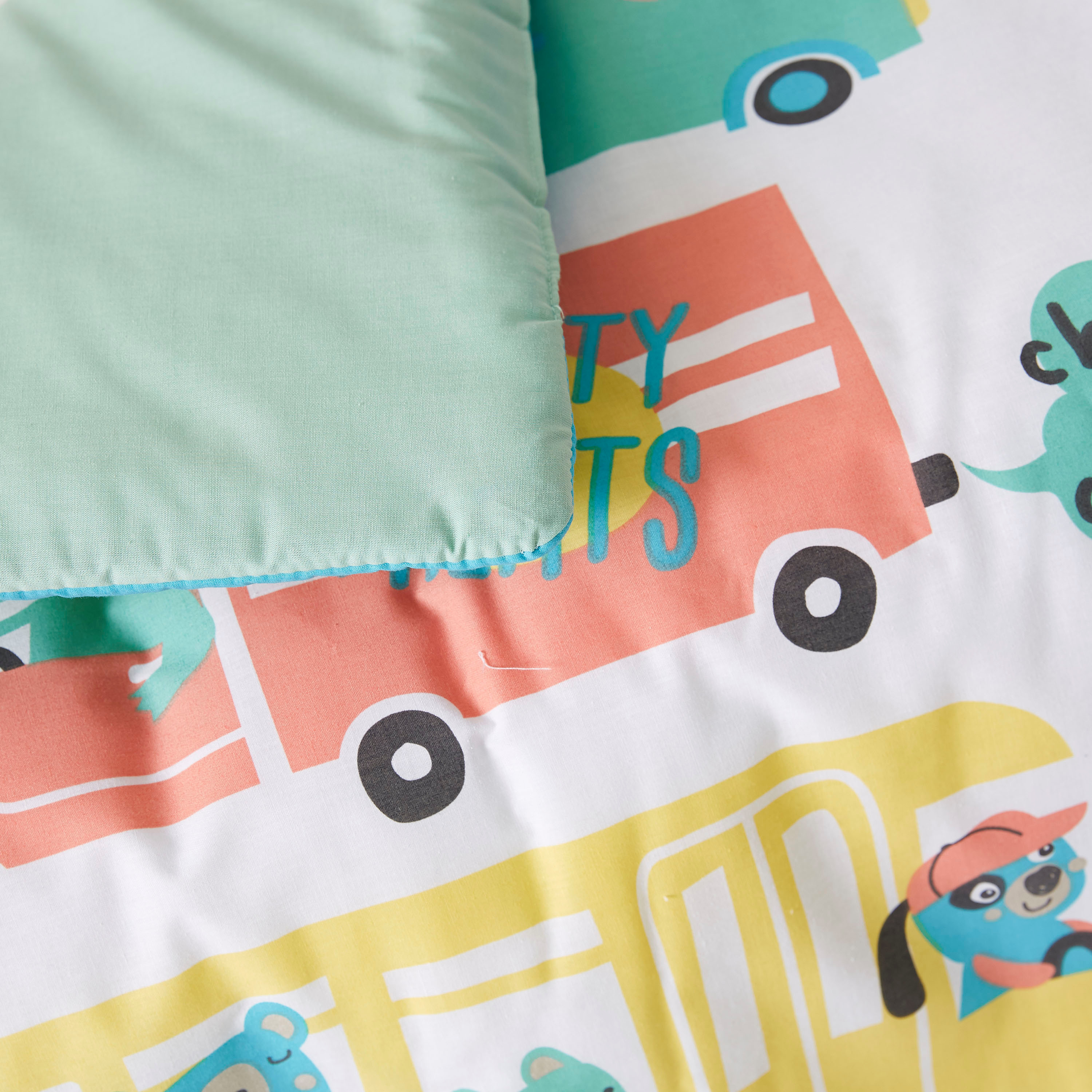 Juniors Printed Comforter with Pillow Case-baby-nursery-babybedding-image-5