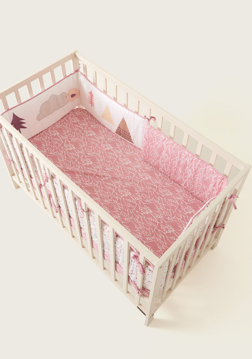 Juniors 5-Piece Floral Print Comforter Set-Baby Bedding-image-9