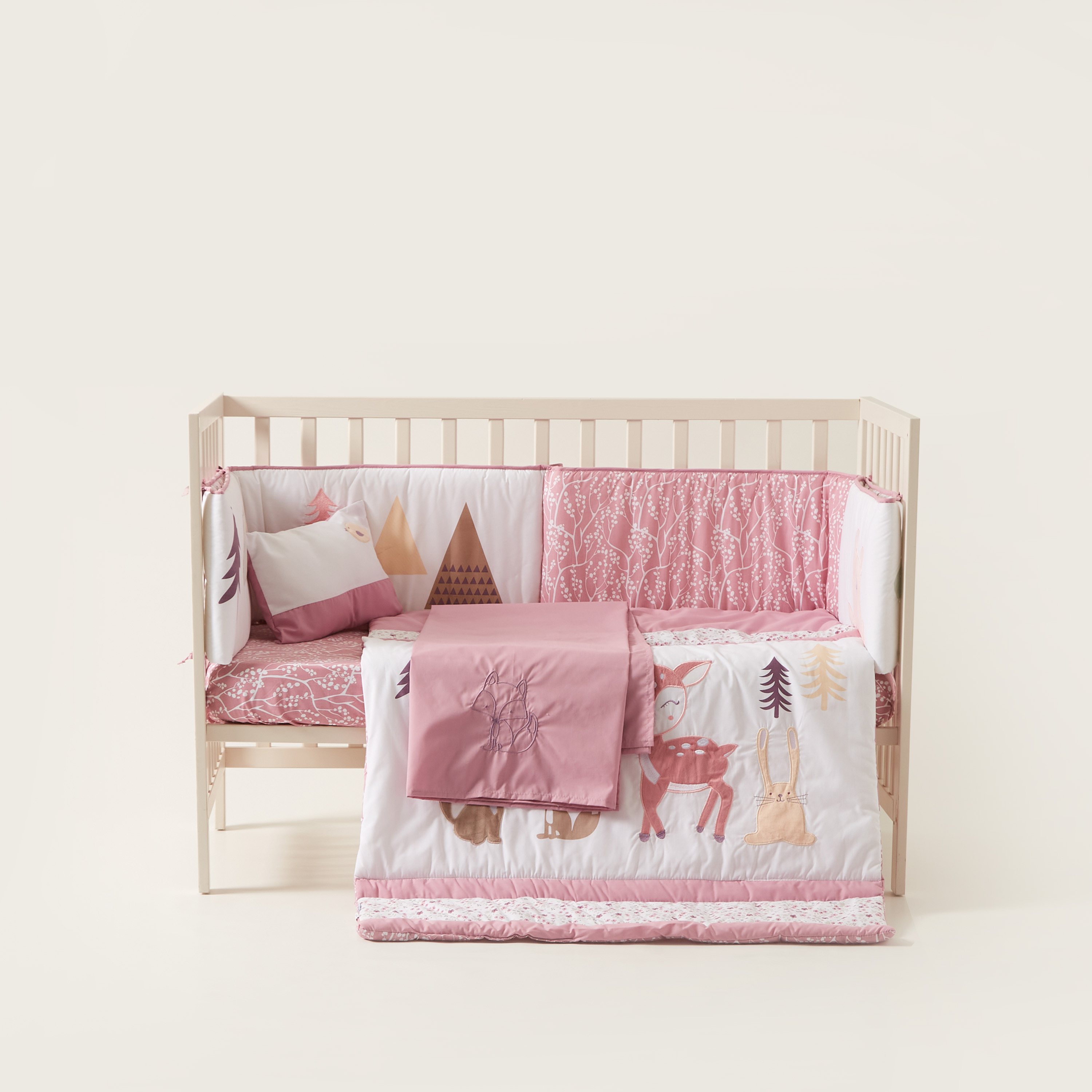 Juniors 5-Piece Floral Print Comforter Set-baby-nursery-babybedding-image-2
