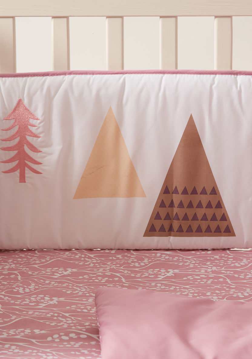 Juniors 5-Piece Floral Print Comforter Set-Baby Bedding-image-3