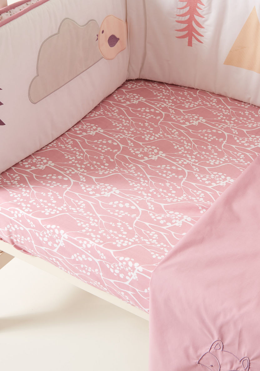 Juniors 5-Piece Floral Print Comforter Set-Baby Bedding-image-6