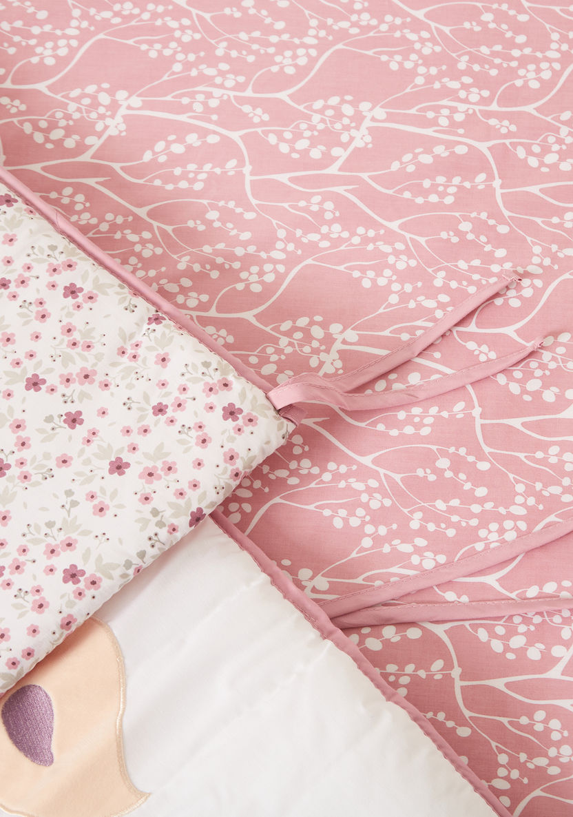 Juniors 5-Piece Floral Print Comforter Set-Baby Bedding-image-7