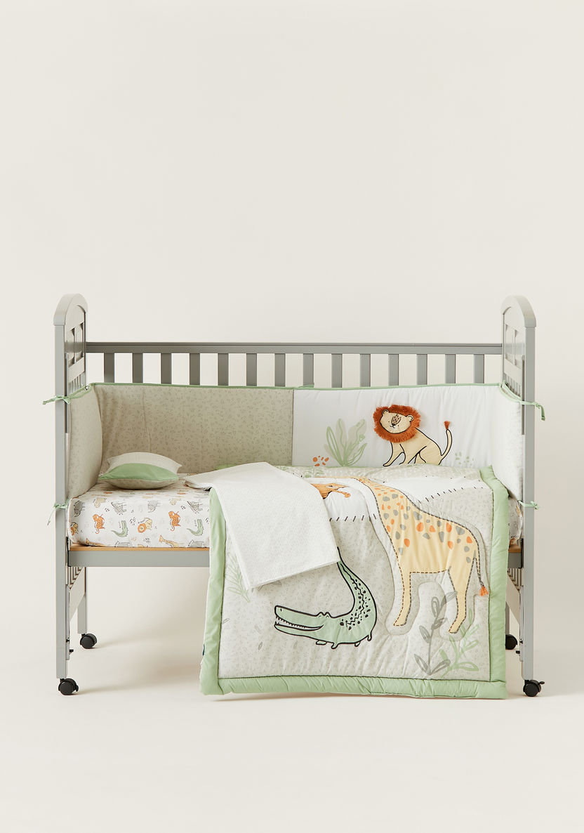 Juniors Safari Print 5-Piece Comforter Set-Baby Bedding-image-2