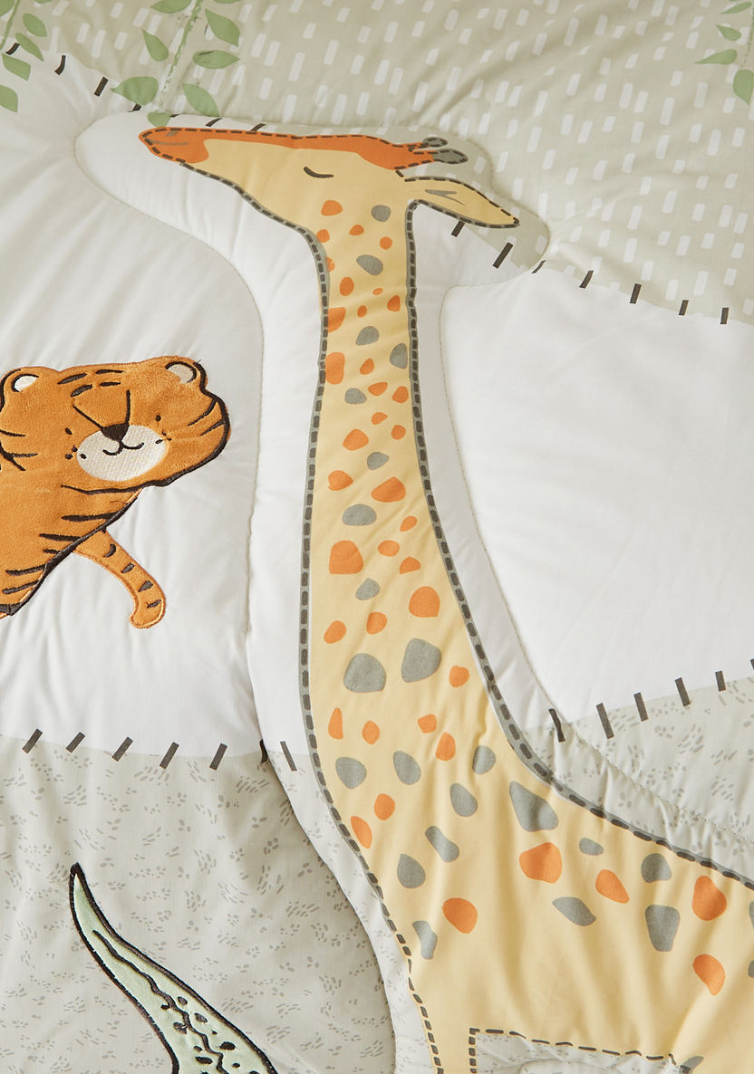 Juniors Safari Print 5-Piece Comforter Set-Baby Bedding-image-6