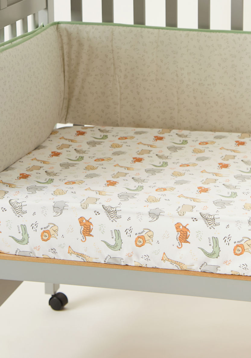 Juniors Safari Print 5-Piece Comforter Set-Baby Bedding-image-7