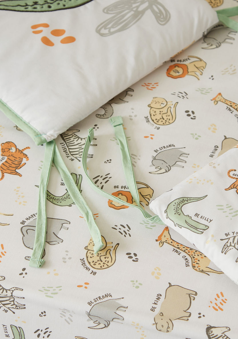 Juniors Safari Print 5-Piece Comforter Set-Baby Bedding-image-8