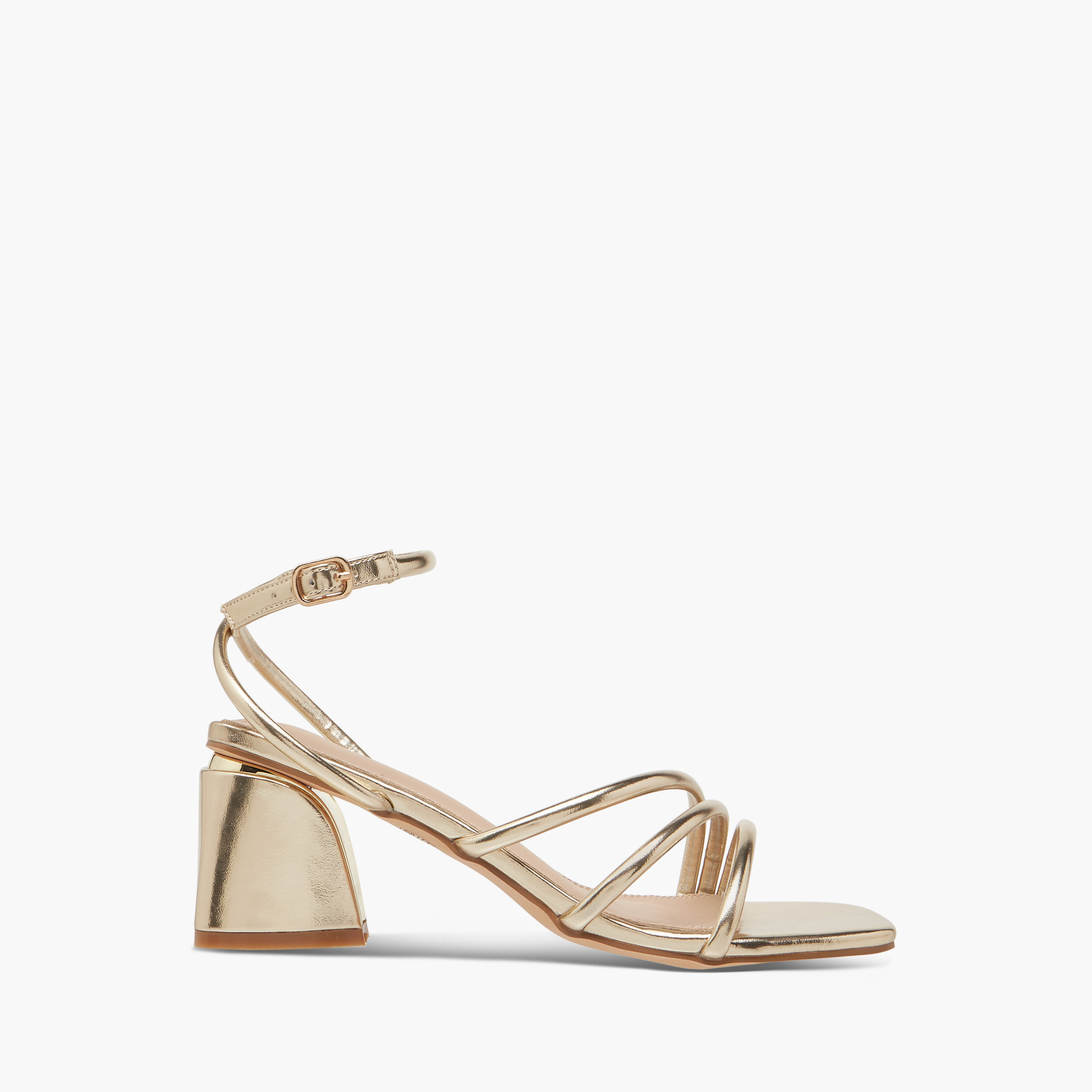 Flora Bella Block Heeled Strap Sandals with Buckle Closure-women-shoes-sandals-heeled-image-3